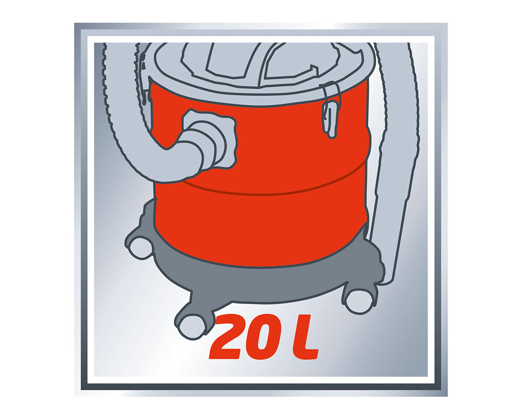 Aspiradora de cenizas 1250W TC-AV 1620 DW Einhell-5