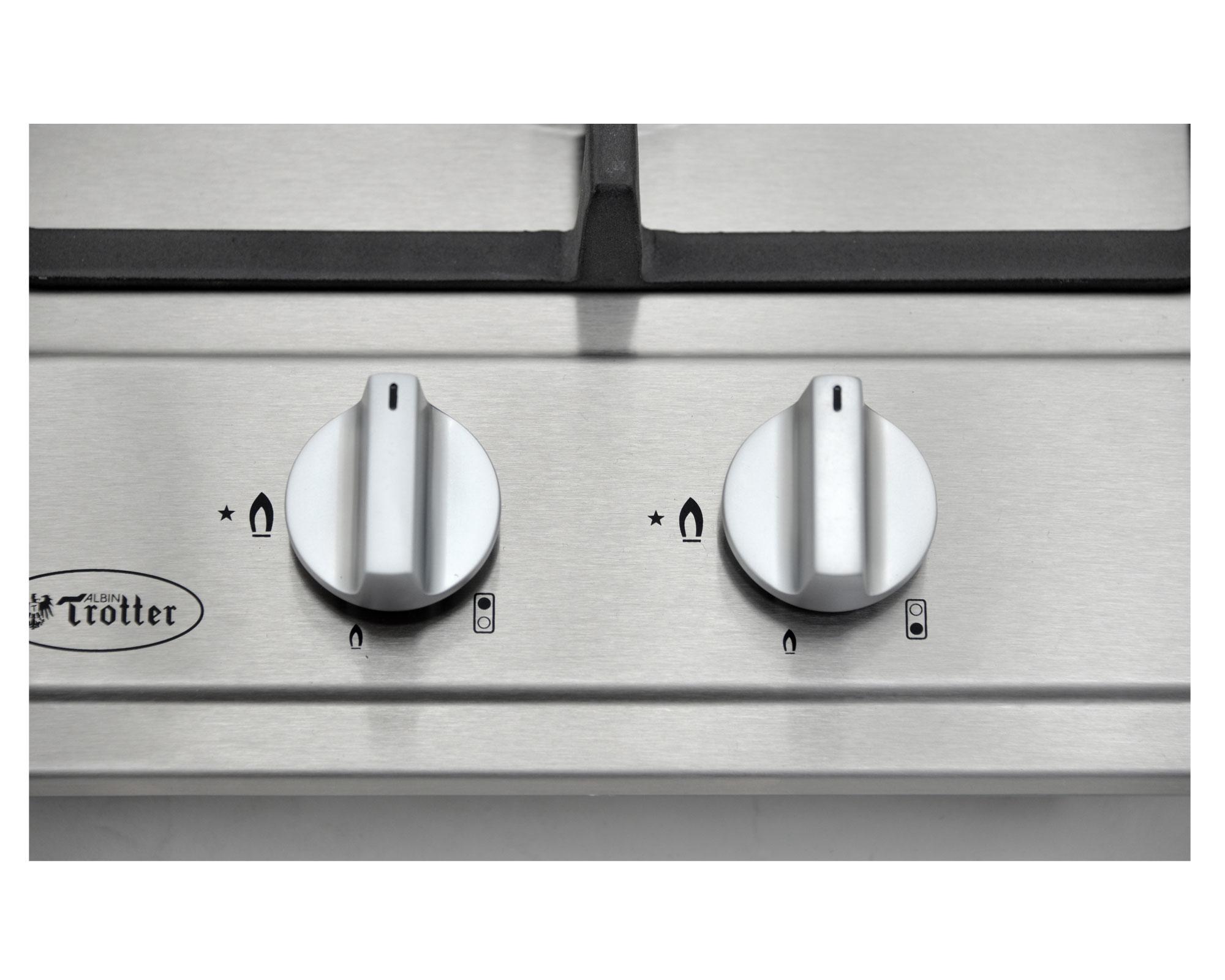 Encimera a gas 2 quemadores AT-XN BREIT 2P FF Albin Trotter.-3