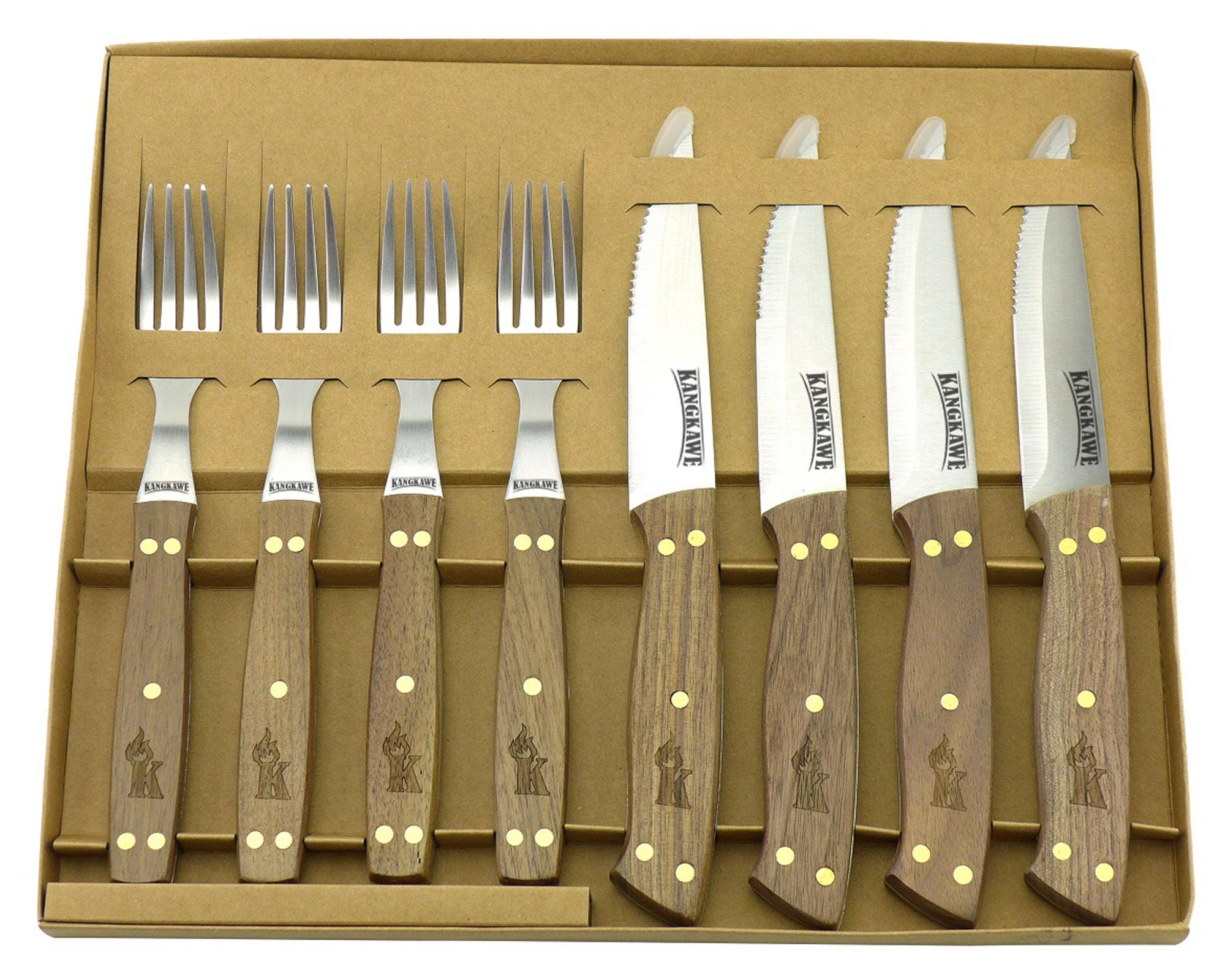 Cubiertos asado 8 piezas Kangkawe-1