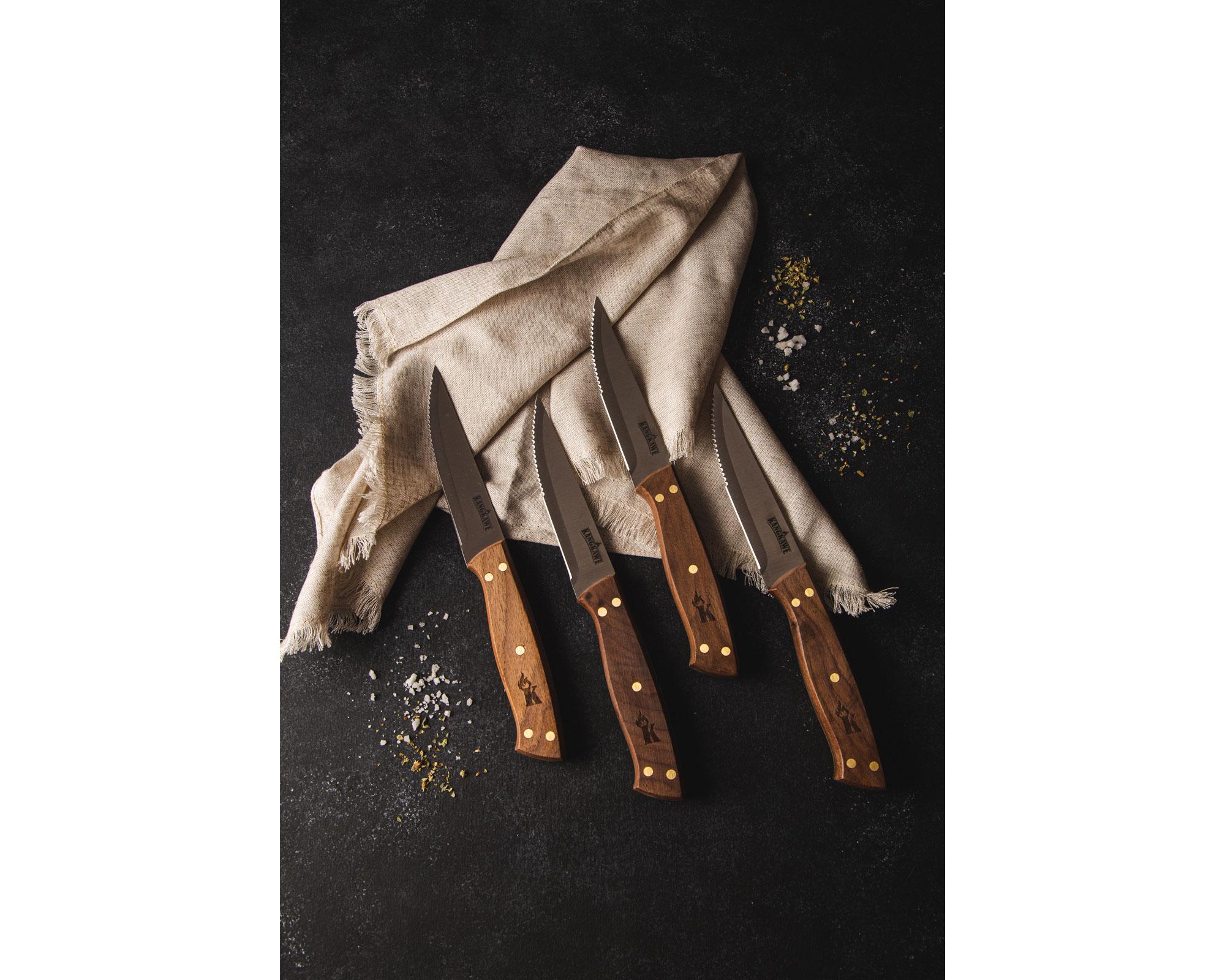 Cuchillo asado 4 unidades Kangkawe-3