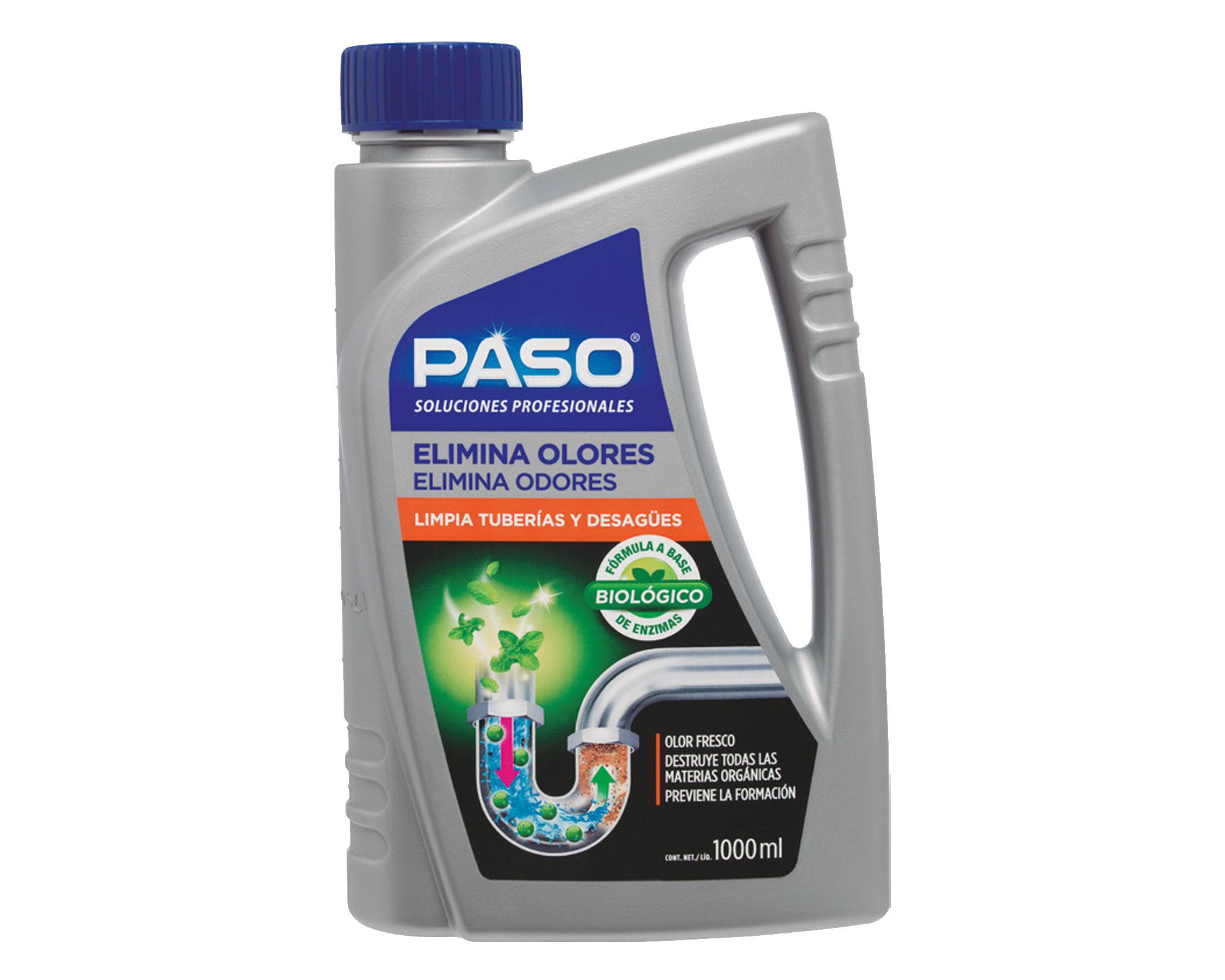 Desatascador biológico 1 litro tubería desagüe Paso-0