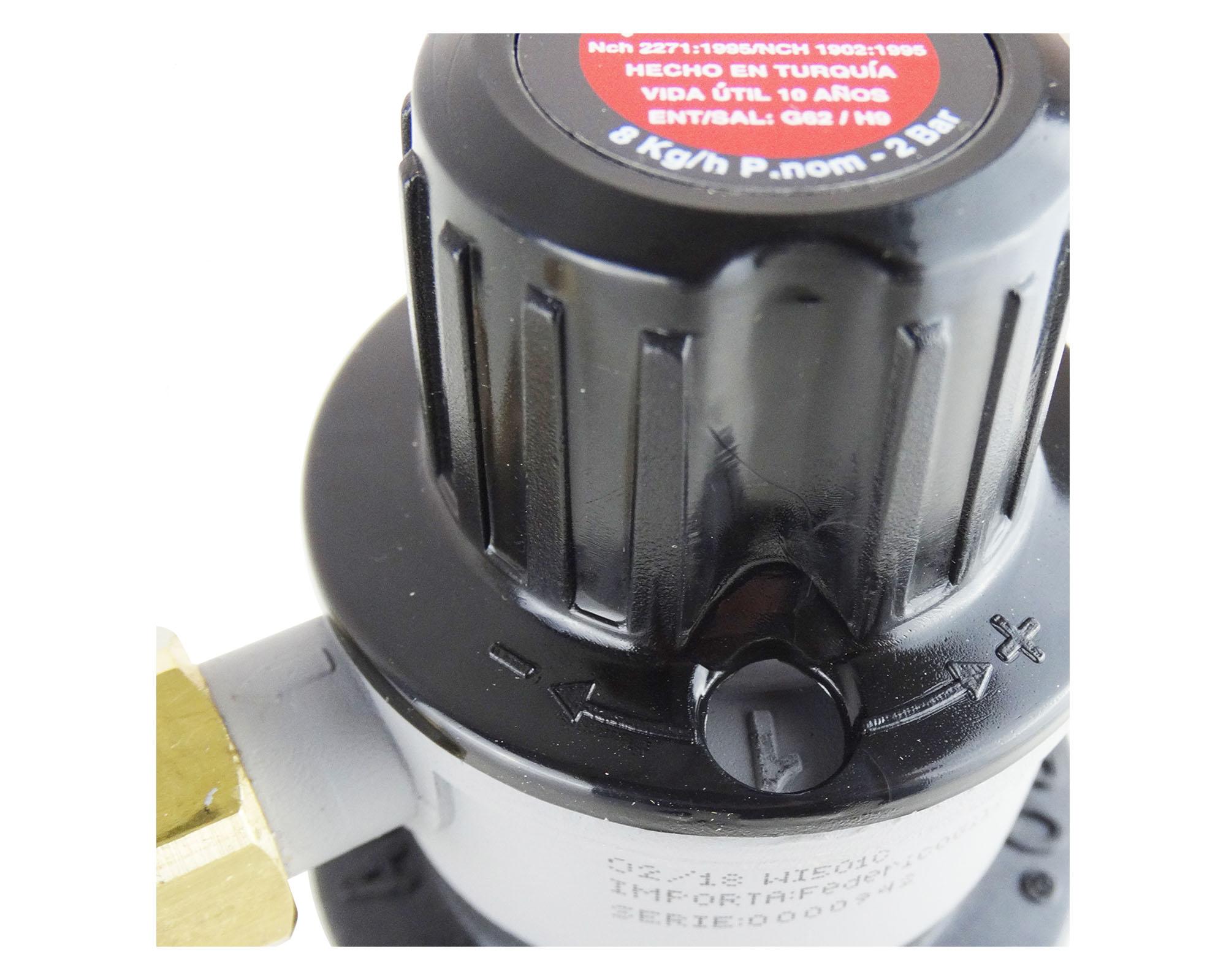 Regulador gas 3/8'' HE alta presión Providus-4