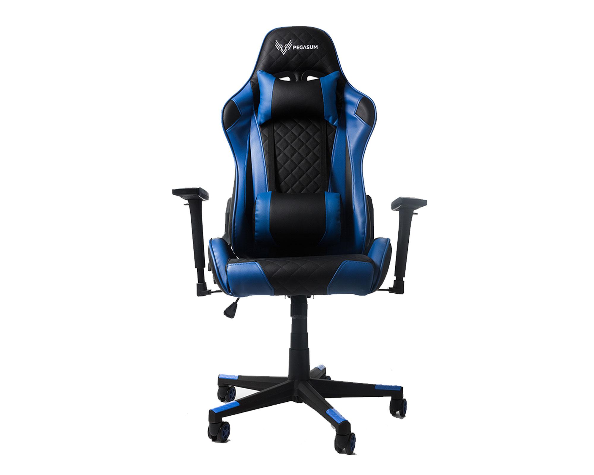 Silla Gamer Emperor negro/azul Pegasum-0