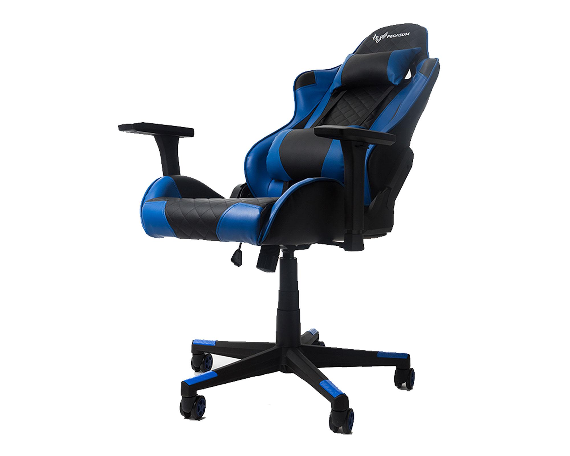 Silla Gamer Emperor negro/azul Pegasum-1