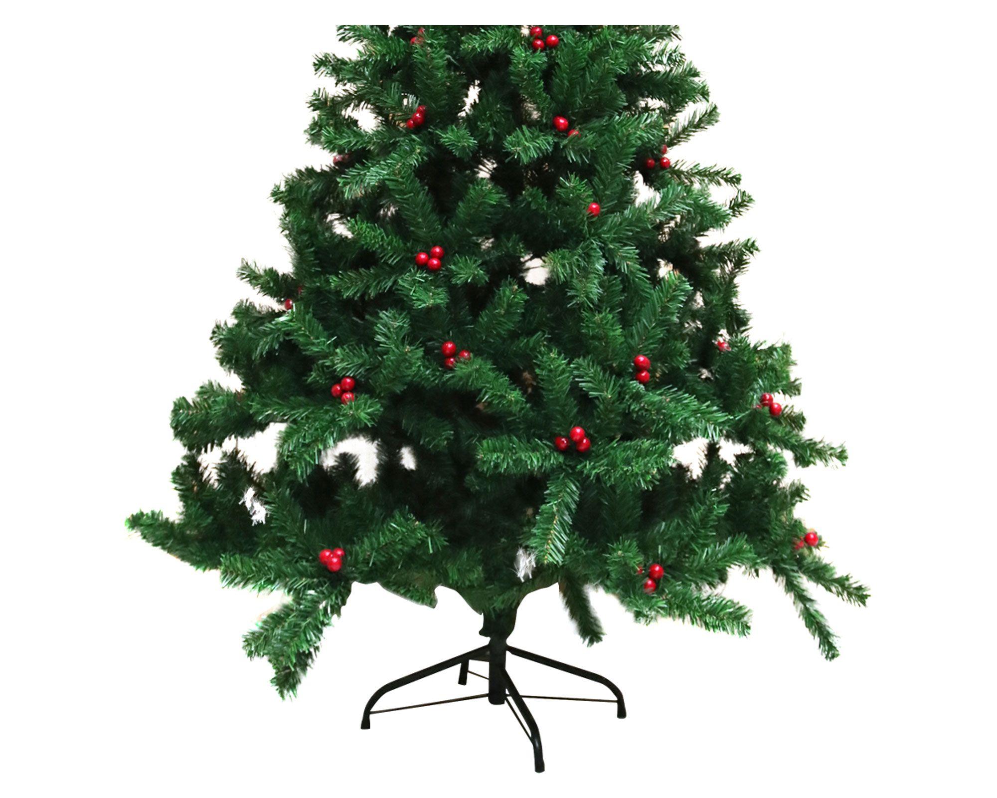 Árbol de navidad con berries 1,8 m 750 ramas-2
