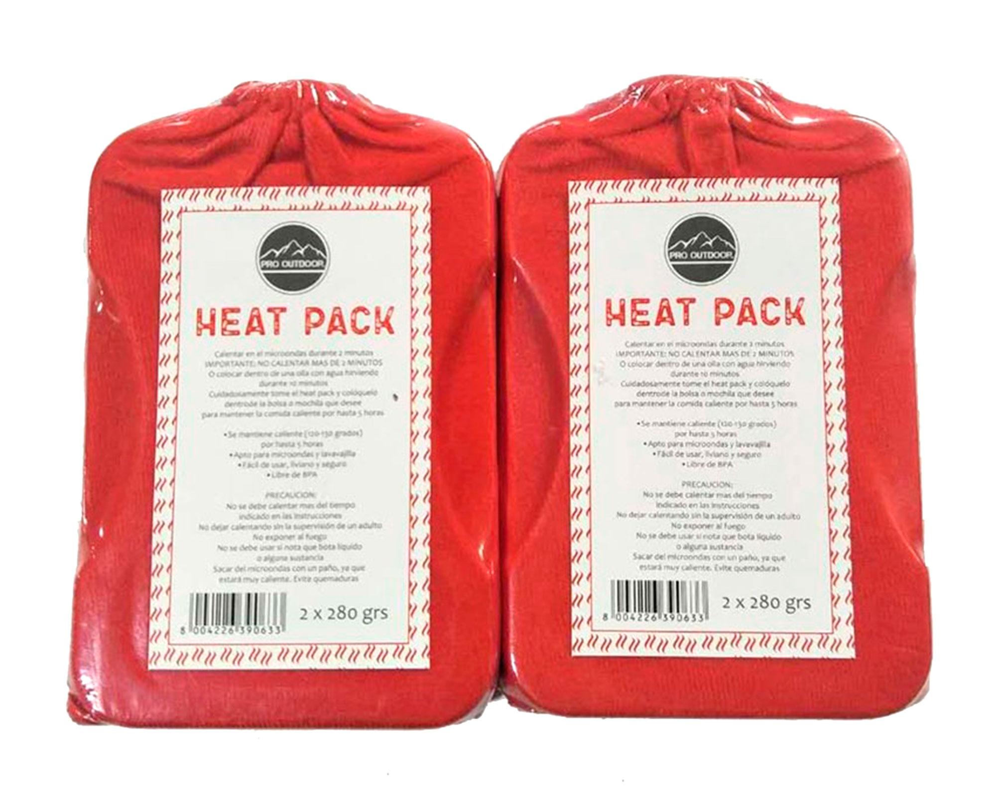 Hot pack 280 gr rojo 2 unidades Pro Outdoor-0