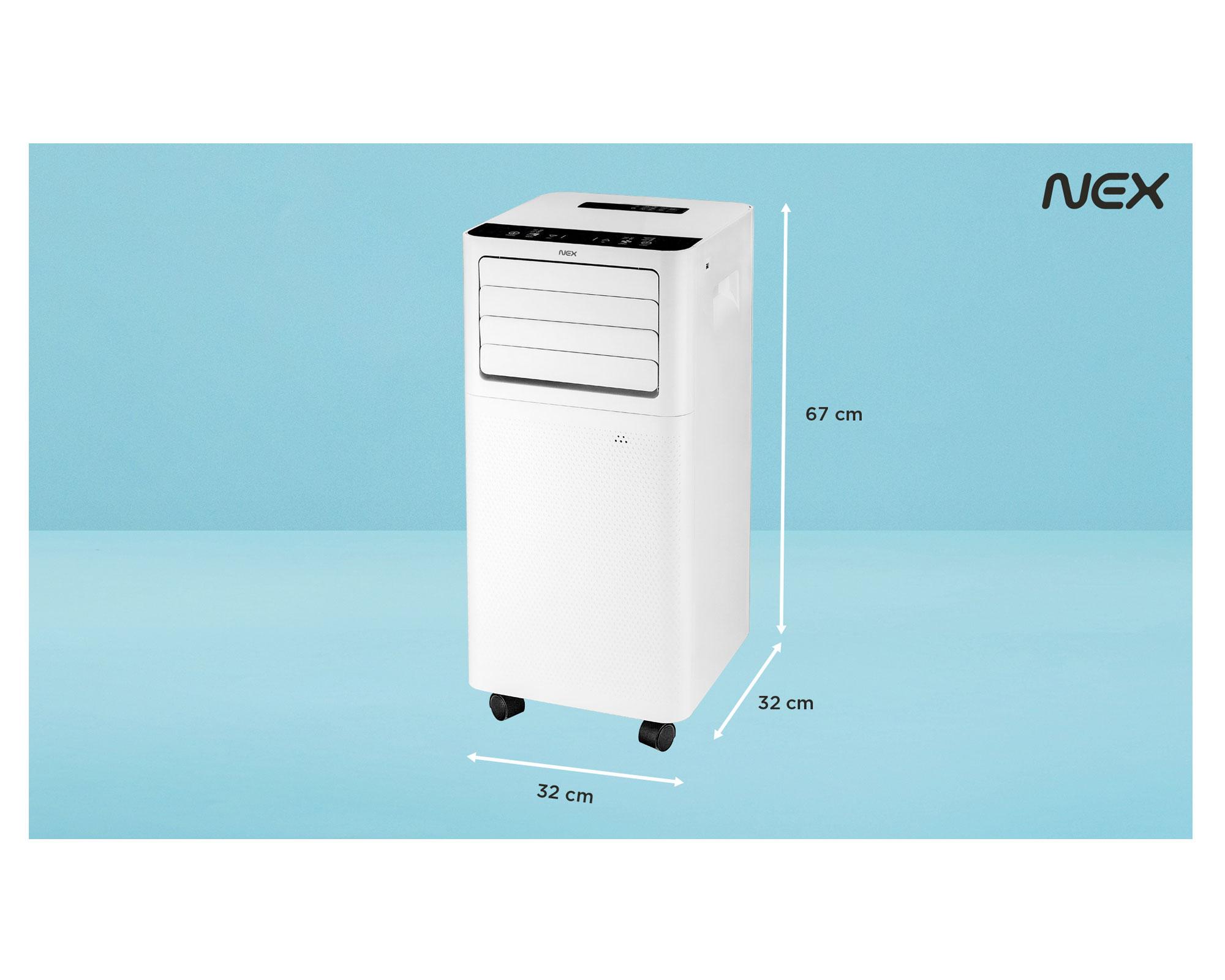Aire acondicionado portátil 9000 BTU frío Nex-16