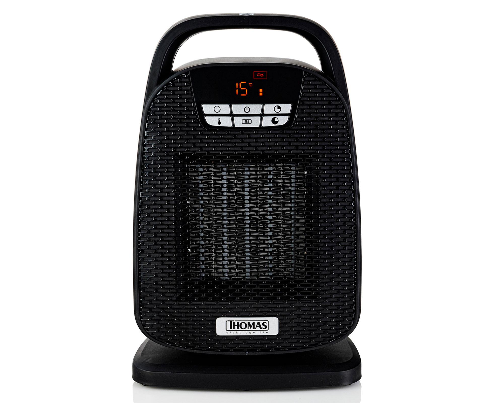 Termoventilador cerámico TH-CH42 negro 2000W-0