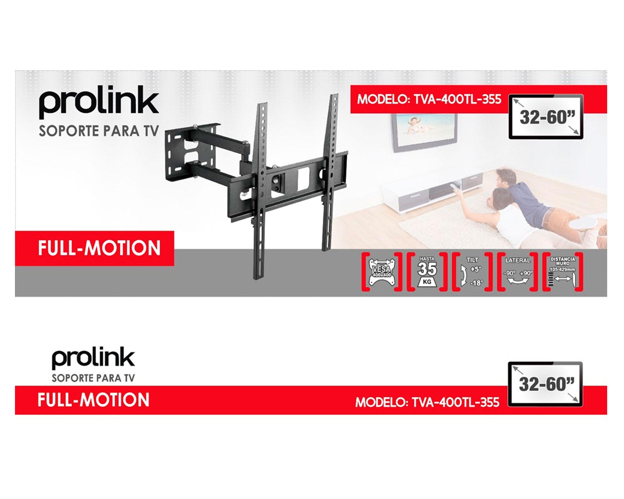 Soporte TV con brazo hasta 60'' TVA-400TL-355 Prolink.-4