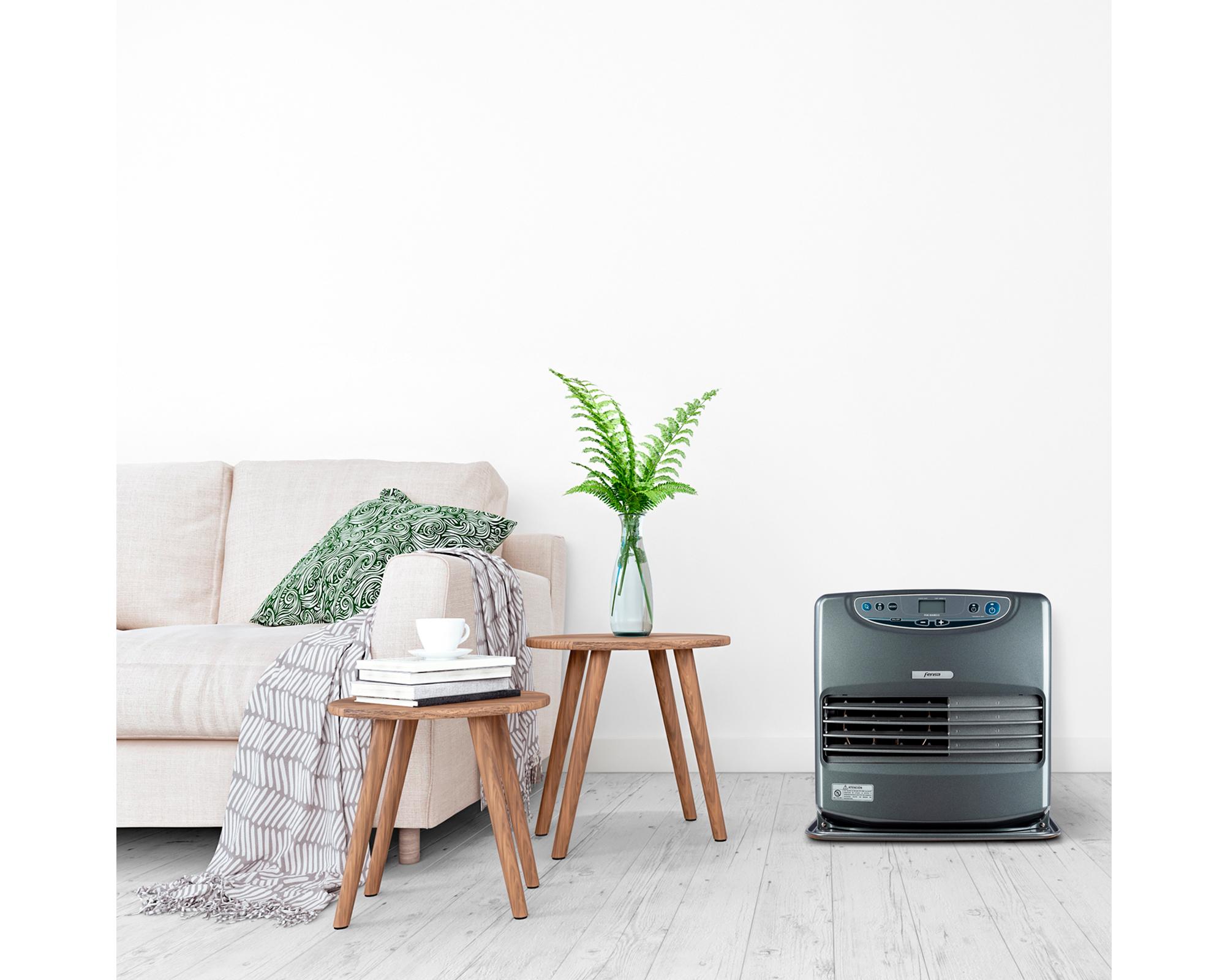 Estufa a parafina 5200W FHK 1050 Eco gris metálico-2