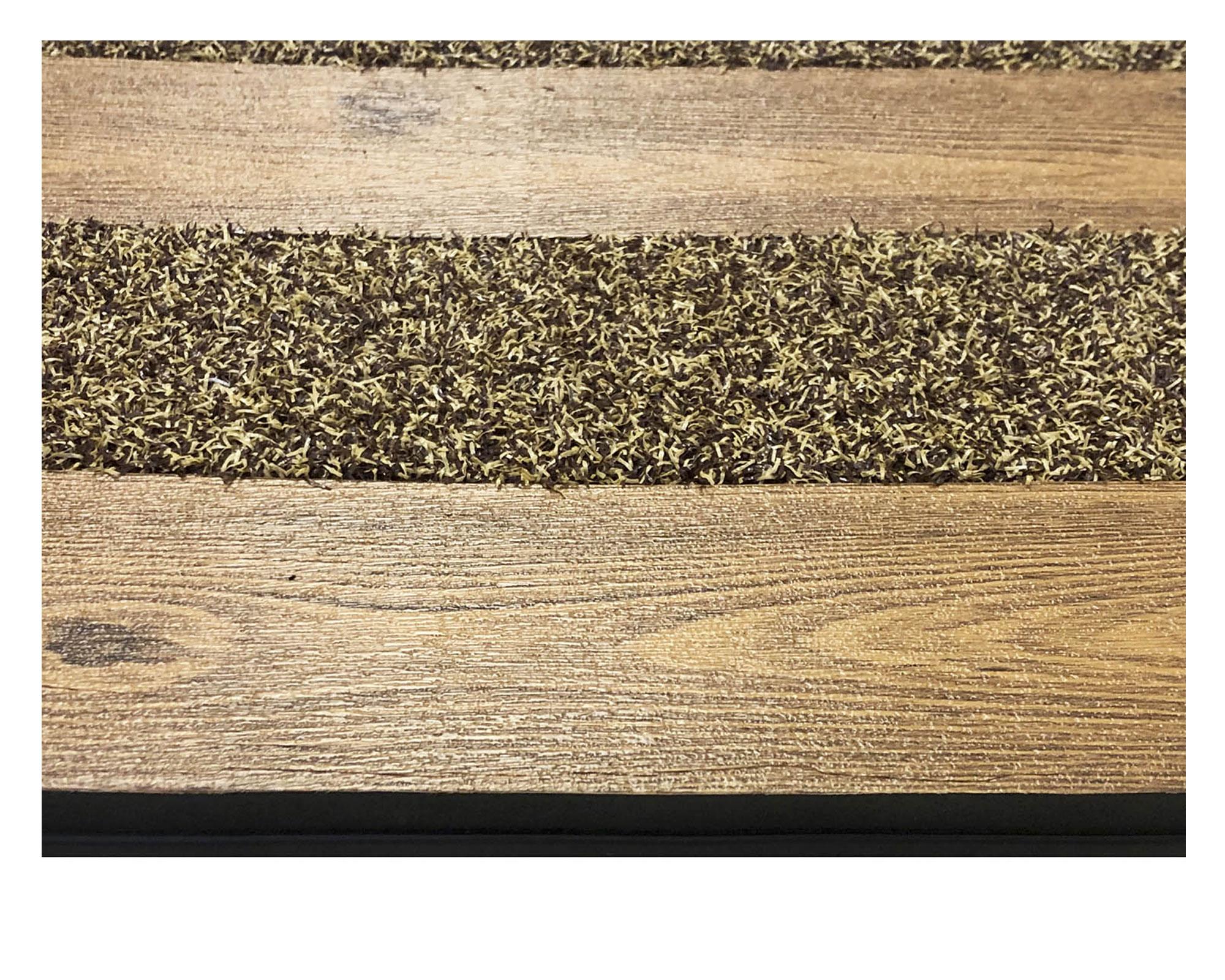 Limpiapiés rubber 46x76 cm Wood café Dib-2