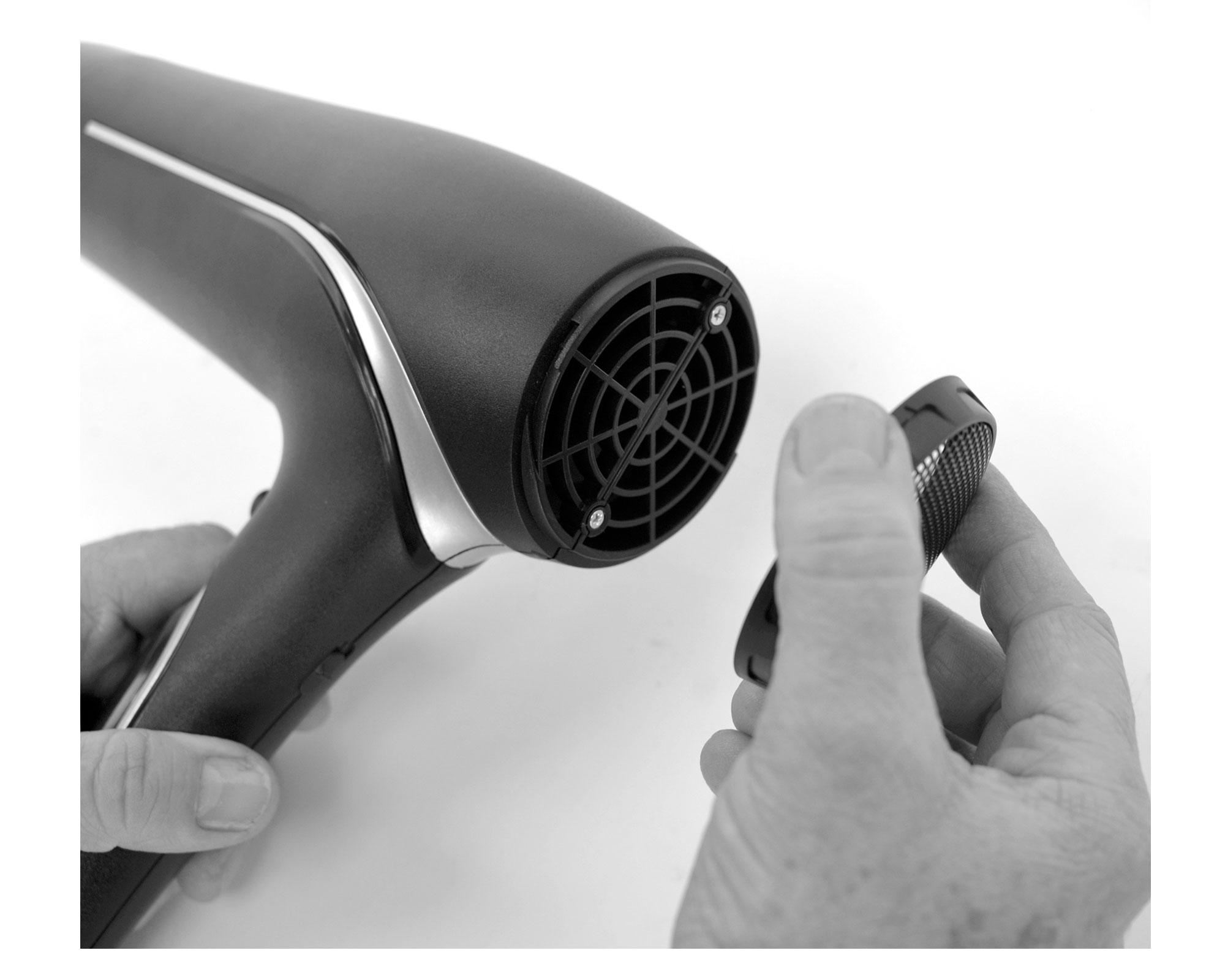 Secador de pelo 2100W SP 2100 PL negro Sindelen-2