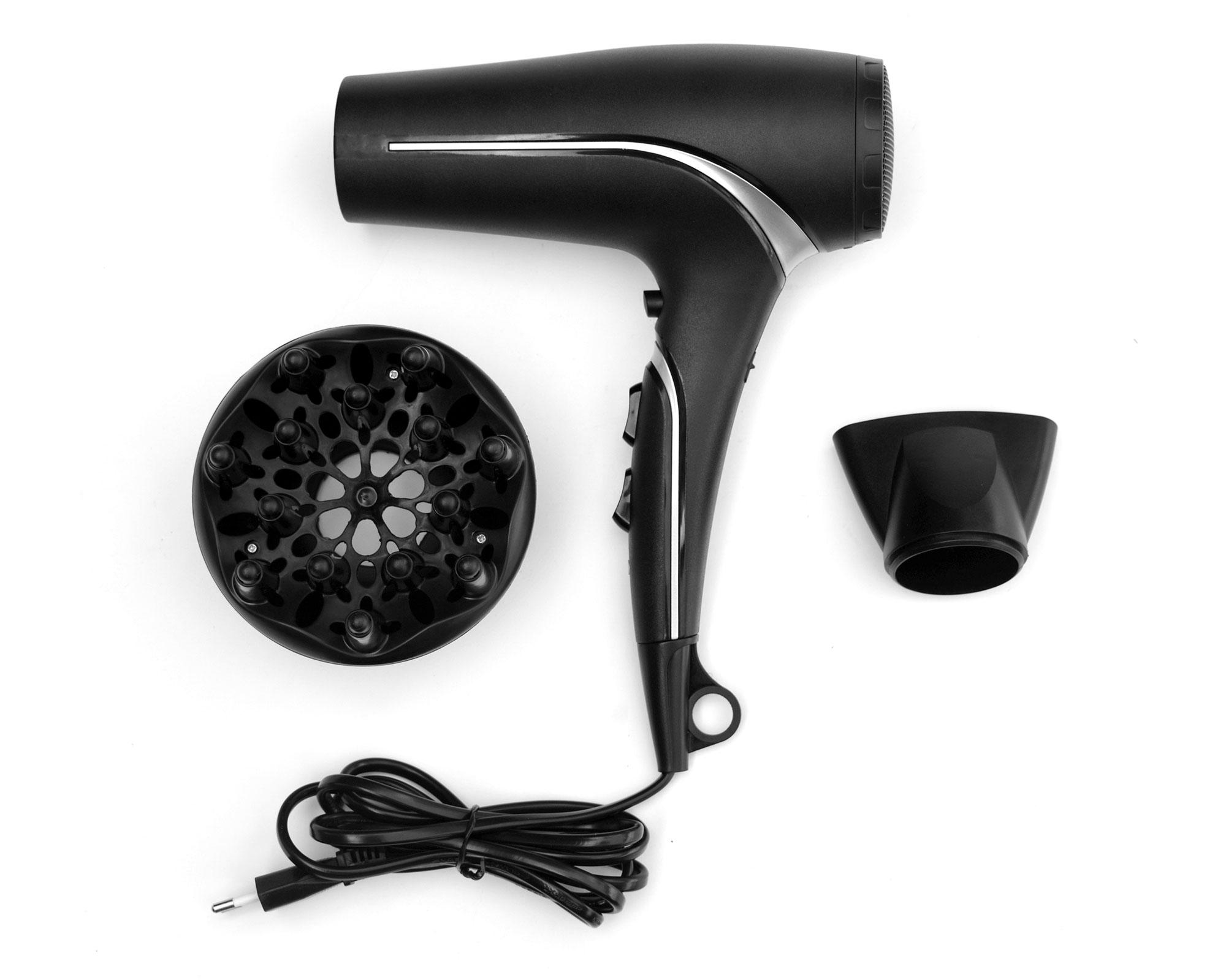 Secador de pelo 2100W SP 2100 PL negro Sindelen-1