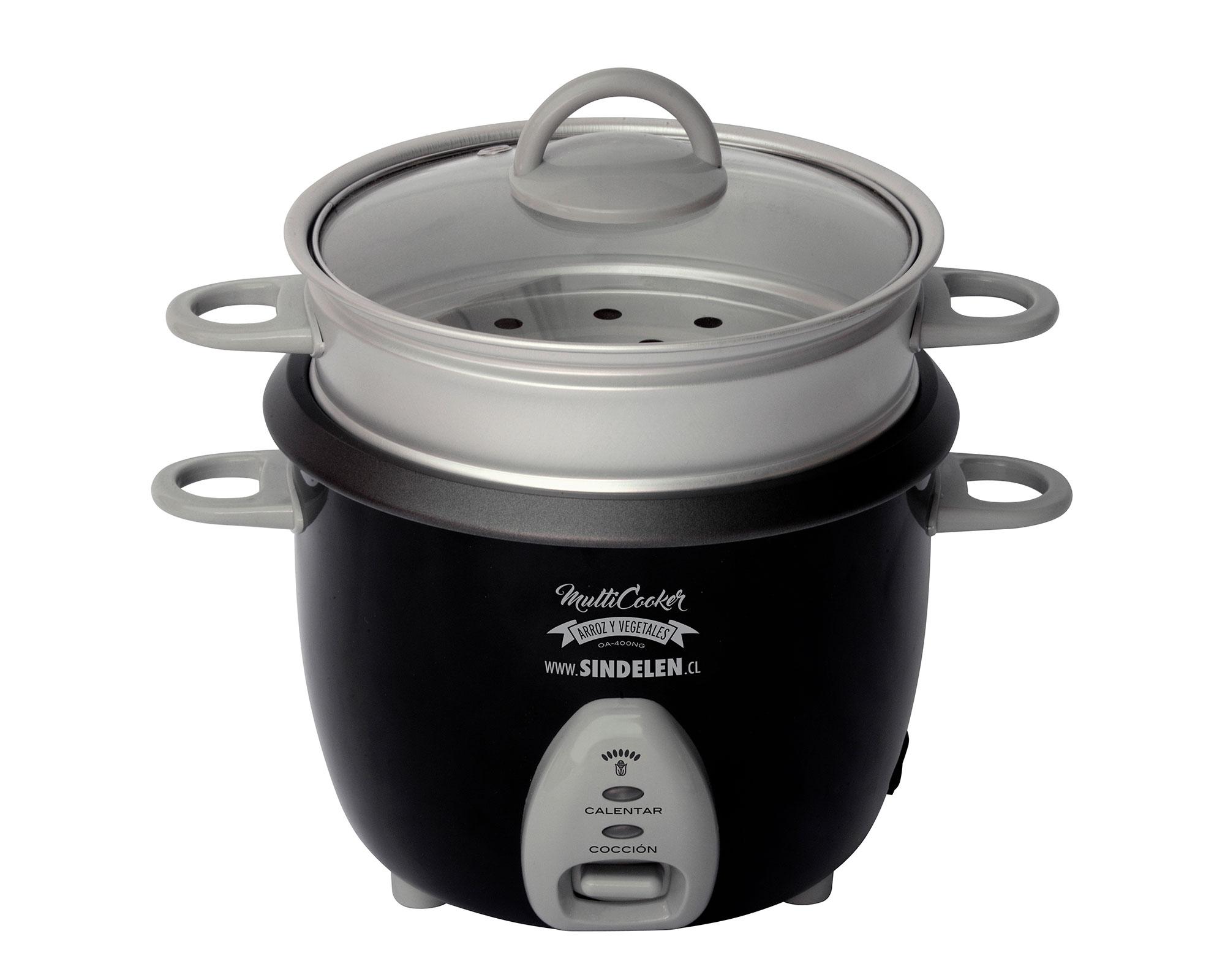 Olla arrocera 1,8 litros OA-400NG negro Sindelen-0