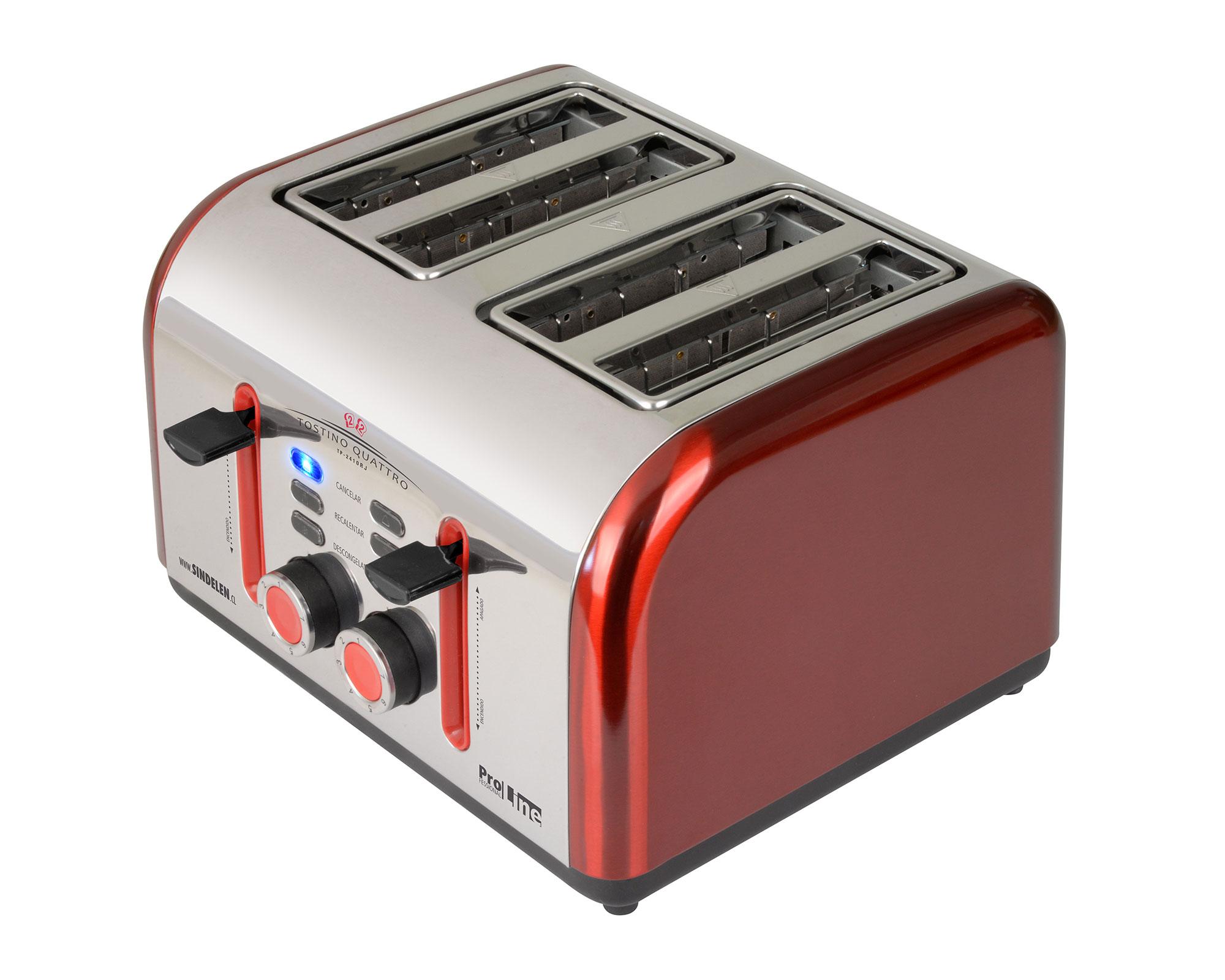 Tostador 4 rebanadas 1600W TP2410RJ Sindelen-0