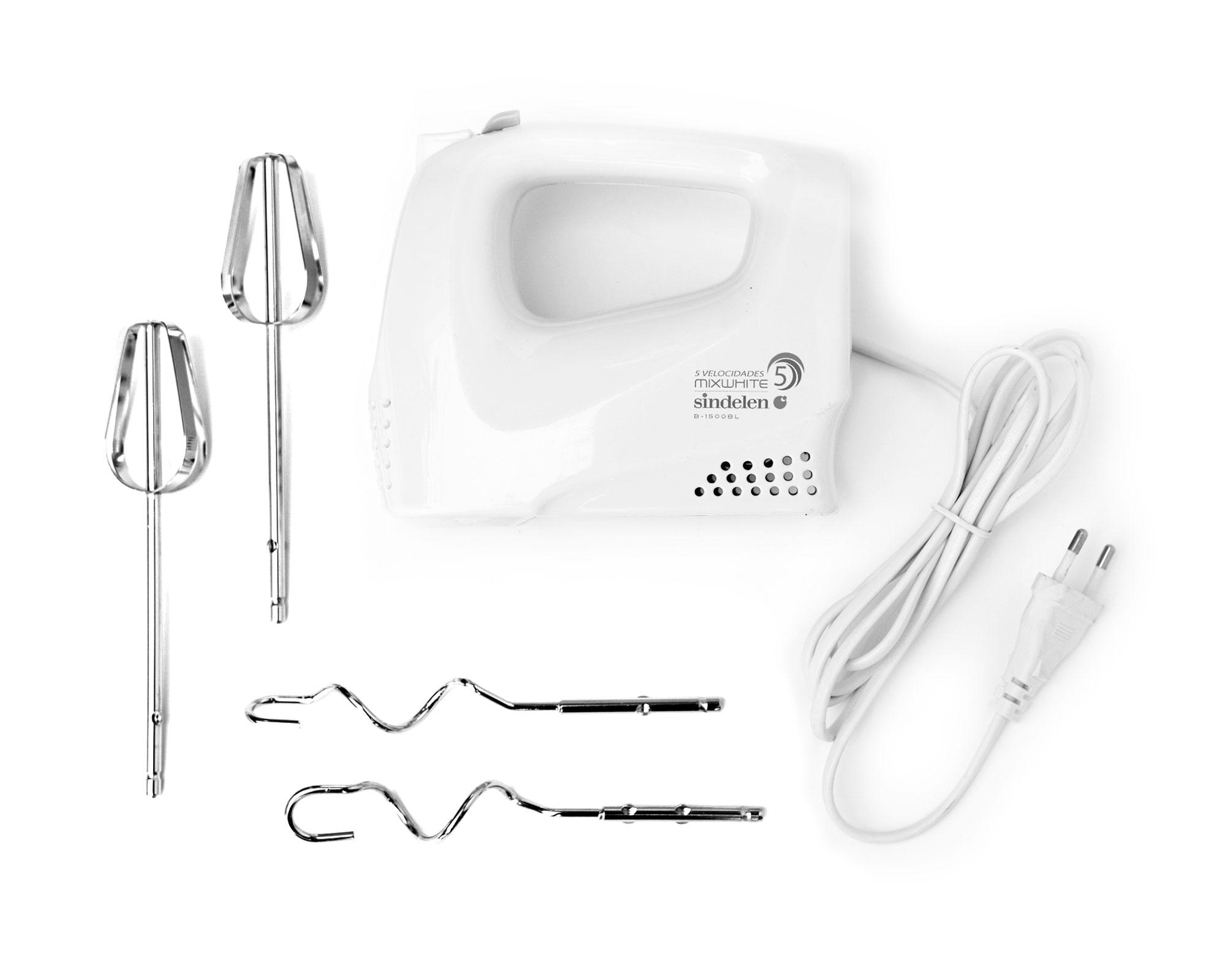 Batidora 150W B-1500BL blanco Sindelen-2