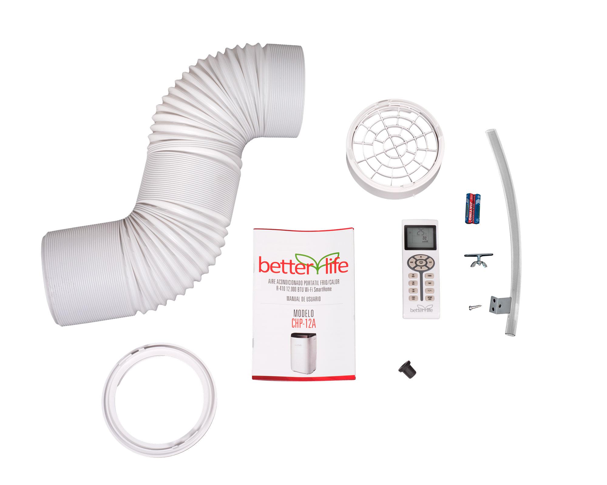 Aire acondicionado portátil 12000 BTU frío/calor WIFI Betterlife-7