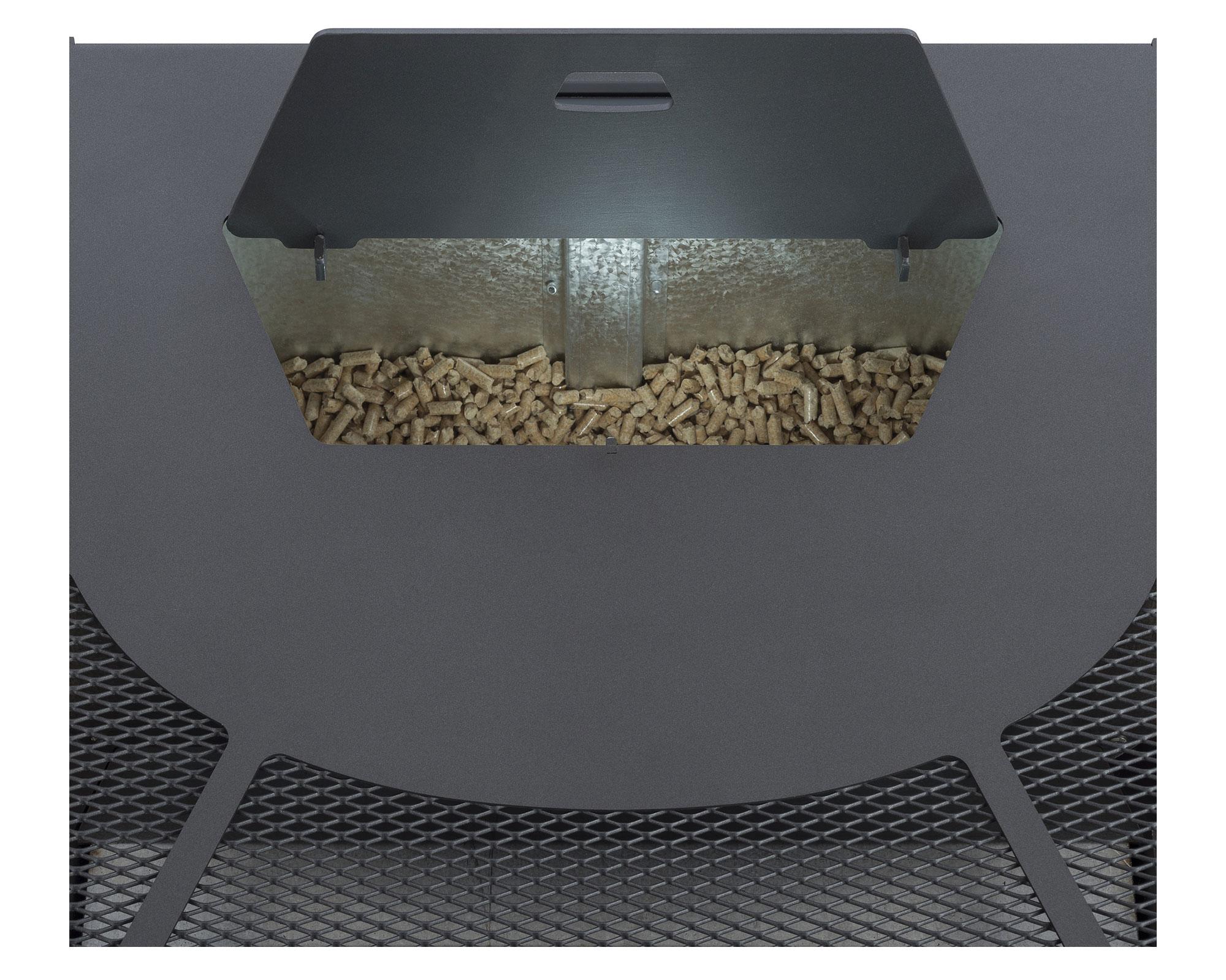 Estufa a pellet 9400W Italy 8100 plus blanco Amesti-2