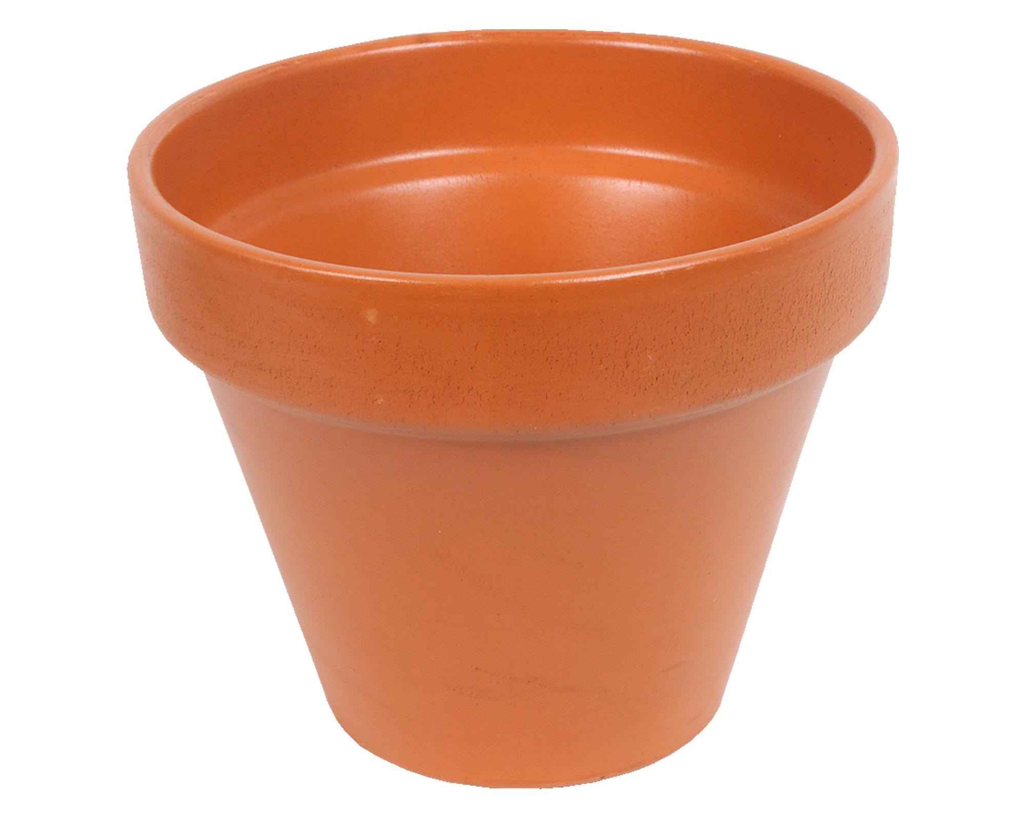 Macetero 19 cm Kony terracota Mestiza.-1