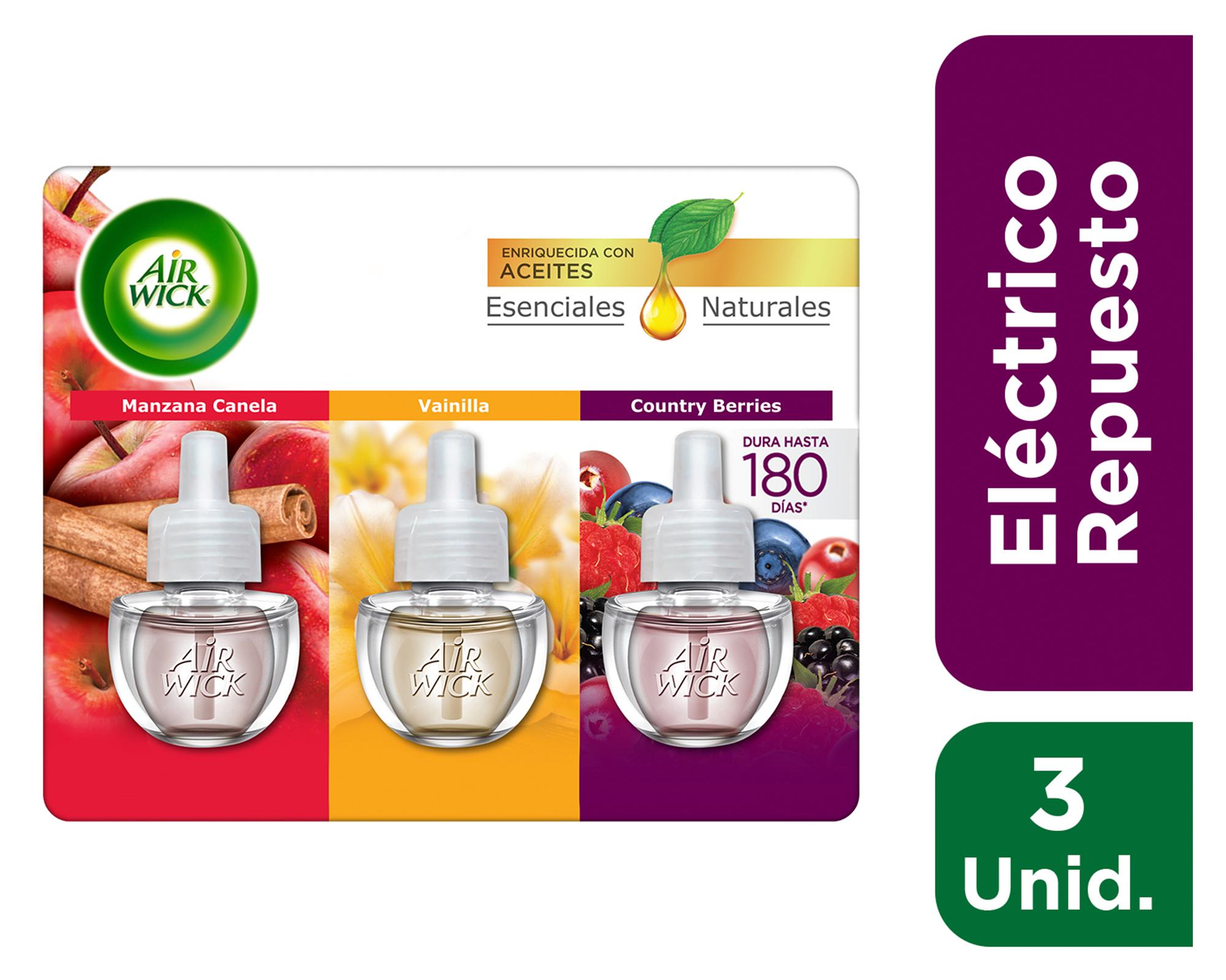 Repuesto aromatizador eléctrico surtido 3 unidades Air wick-0
