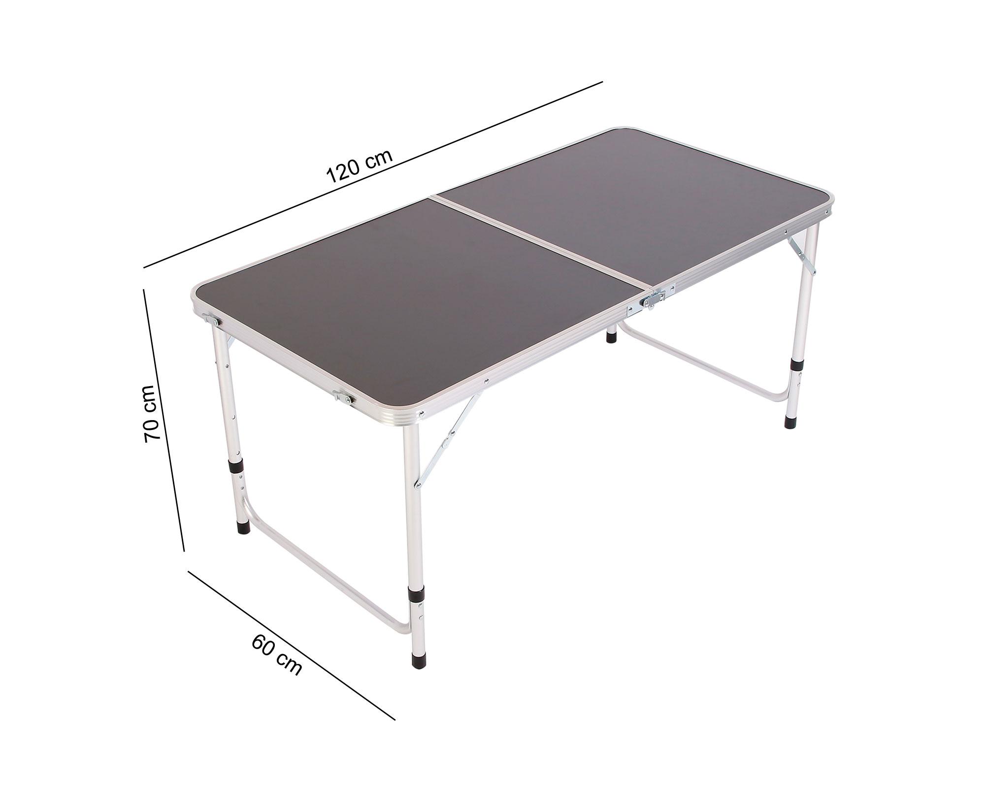 Mesa plegable 120 cm doble Alpes-5