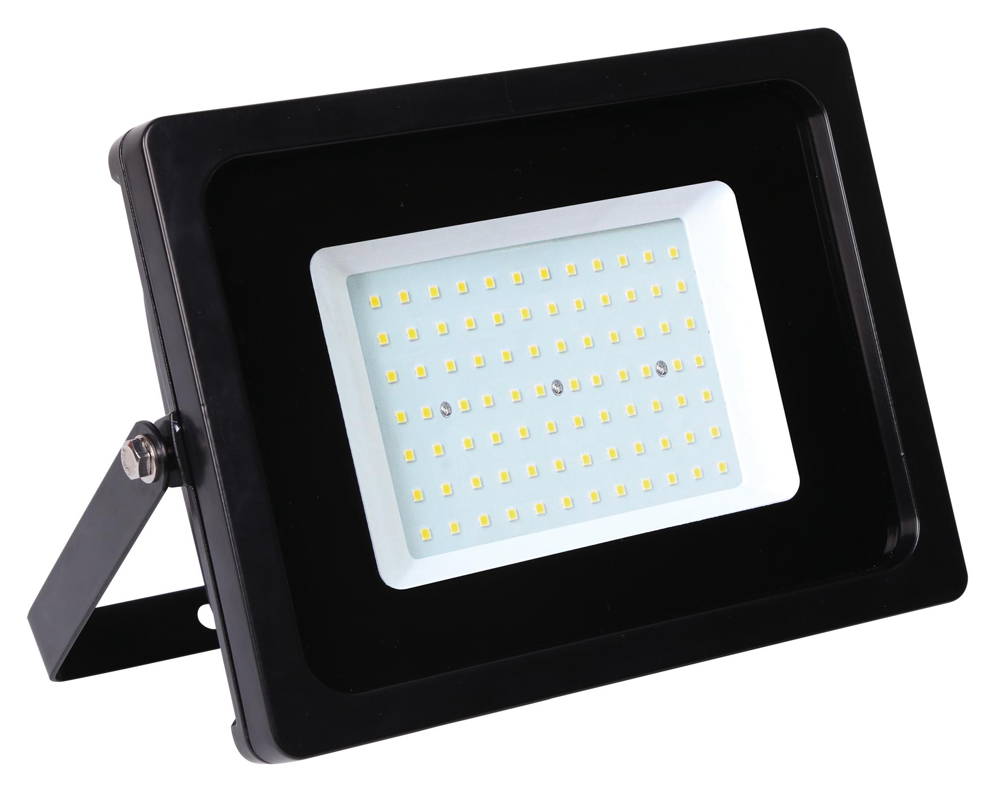 Reflector Led 70W plano negro-0