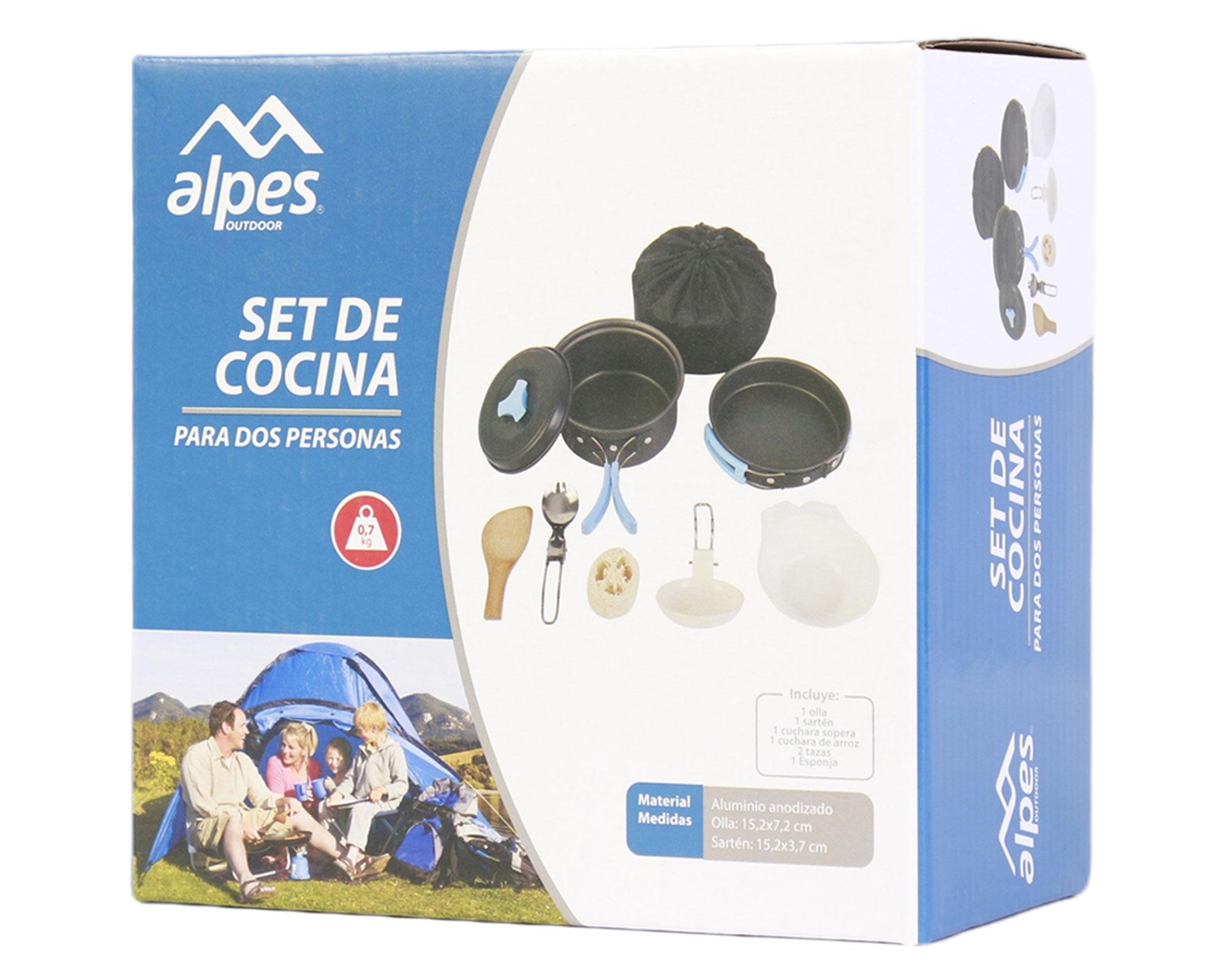 Set cocina camping 7 piezas Alpes-5