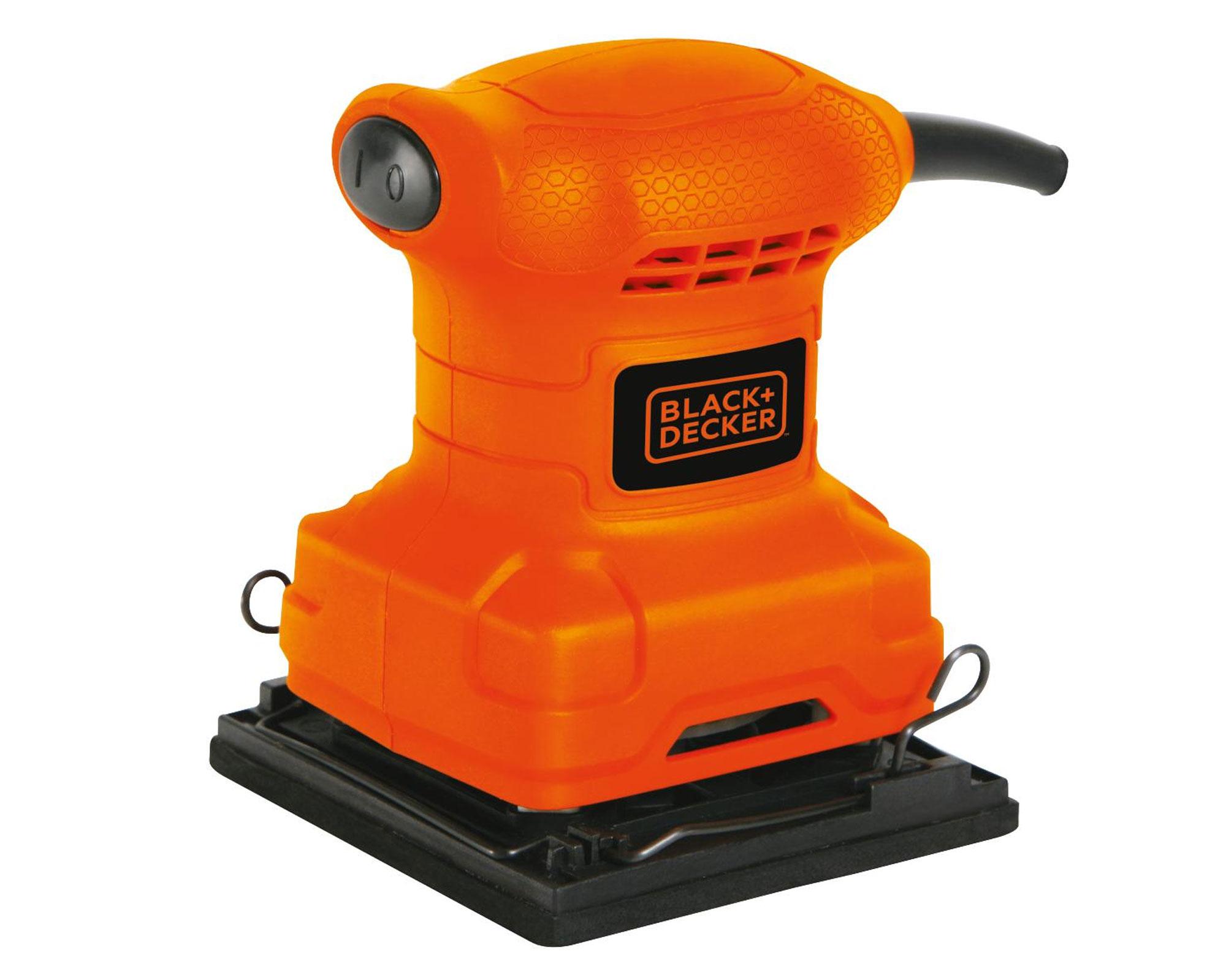 Sierra circular 1400W + lijadora orbital 200W + taladro percutor 550W Black+Decker-16