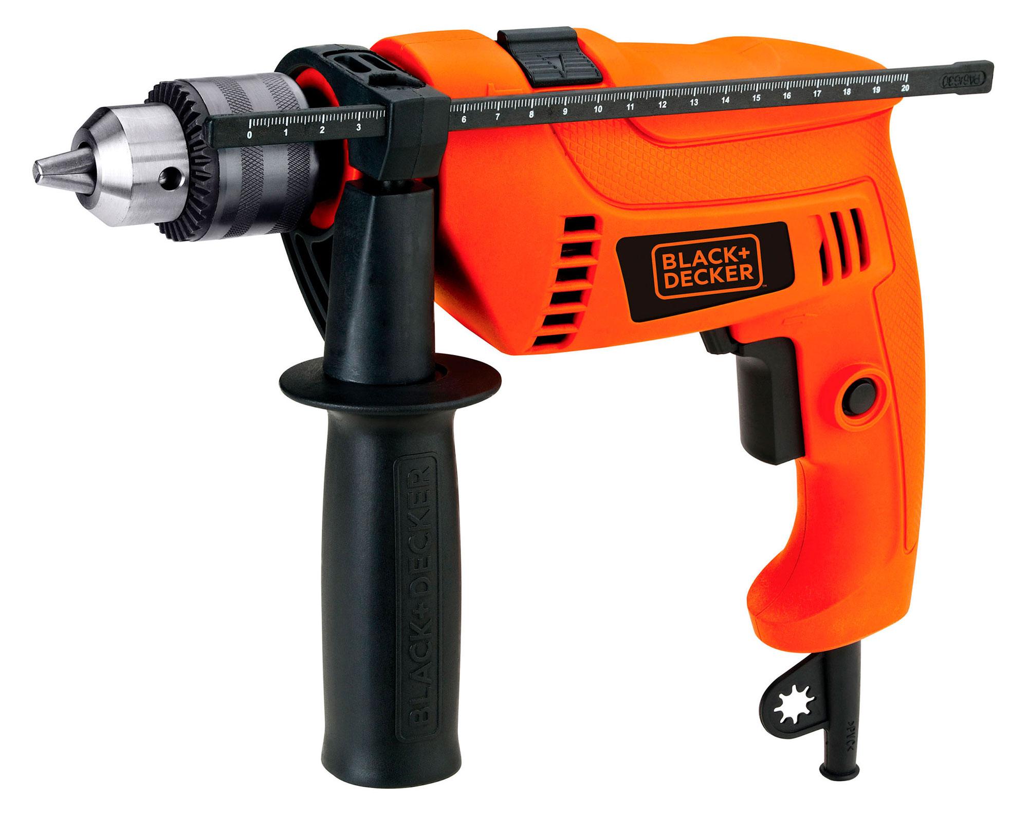 Sierra circular 1400W + lijadora orbital 200W + taladro percutor 550W Black+Decker-4