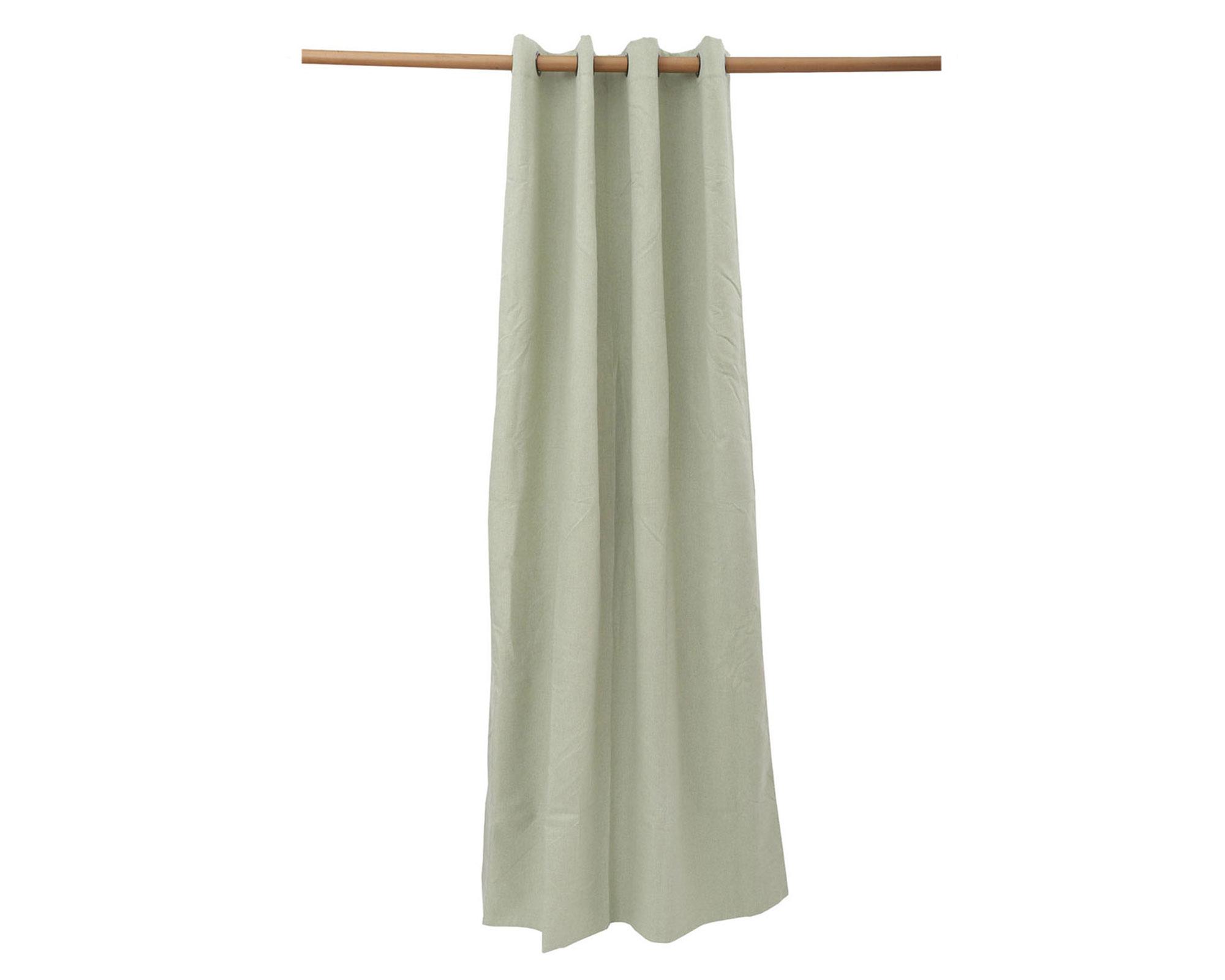 Cortina blackout 135x230 cm Linen look verde Dib-0