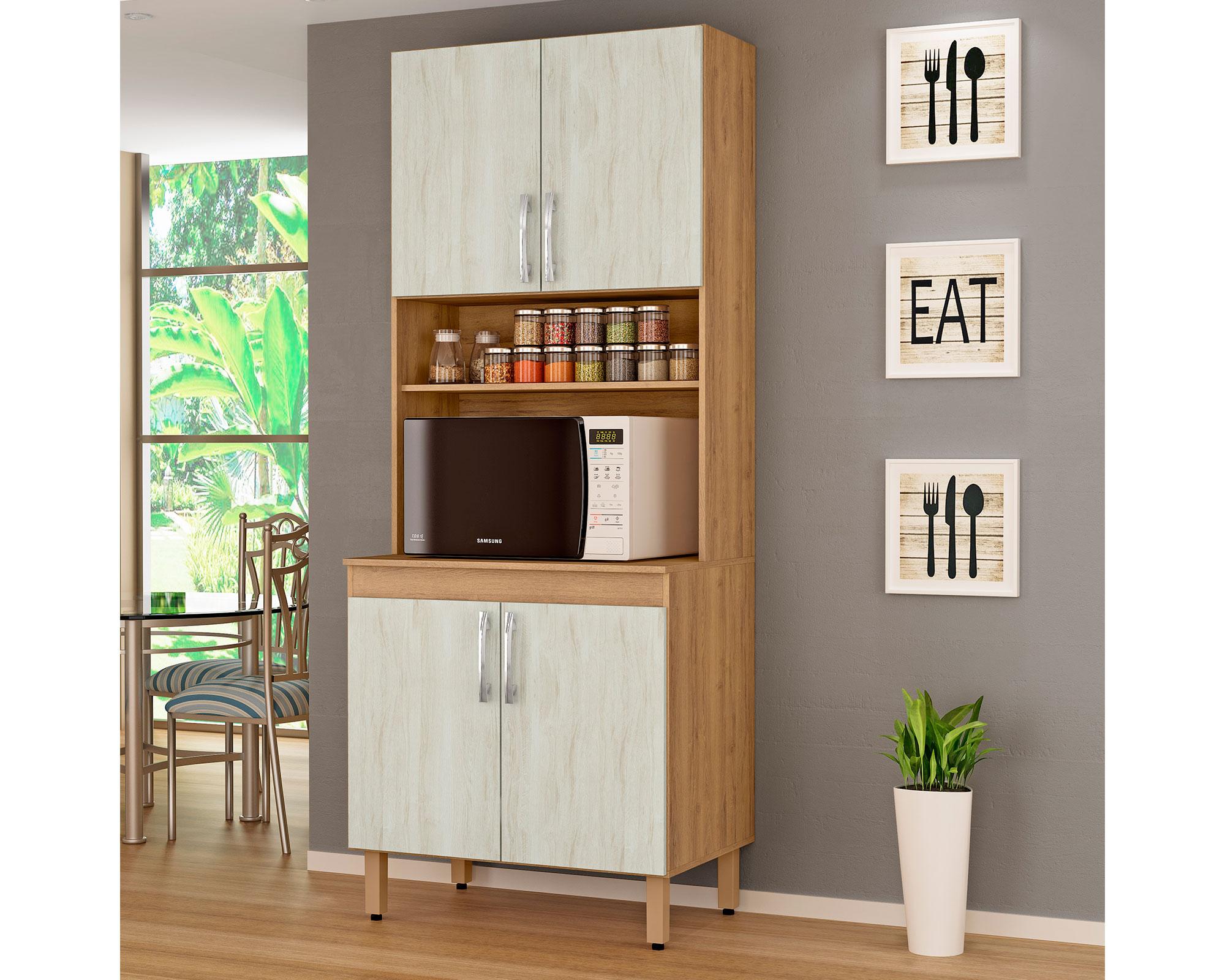 Kit cocina 4 puertas Piazzo kalahari/montana Home Mobili-3