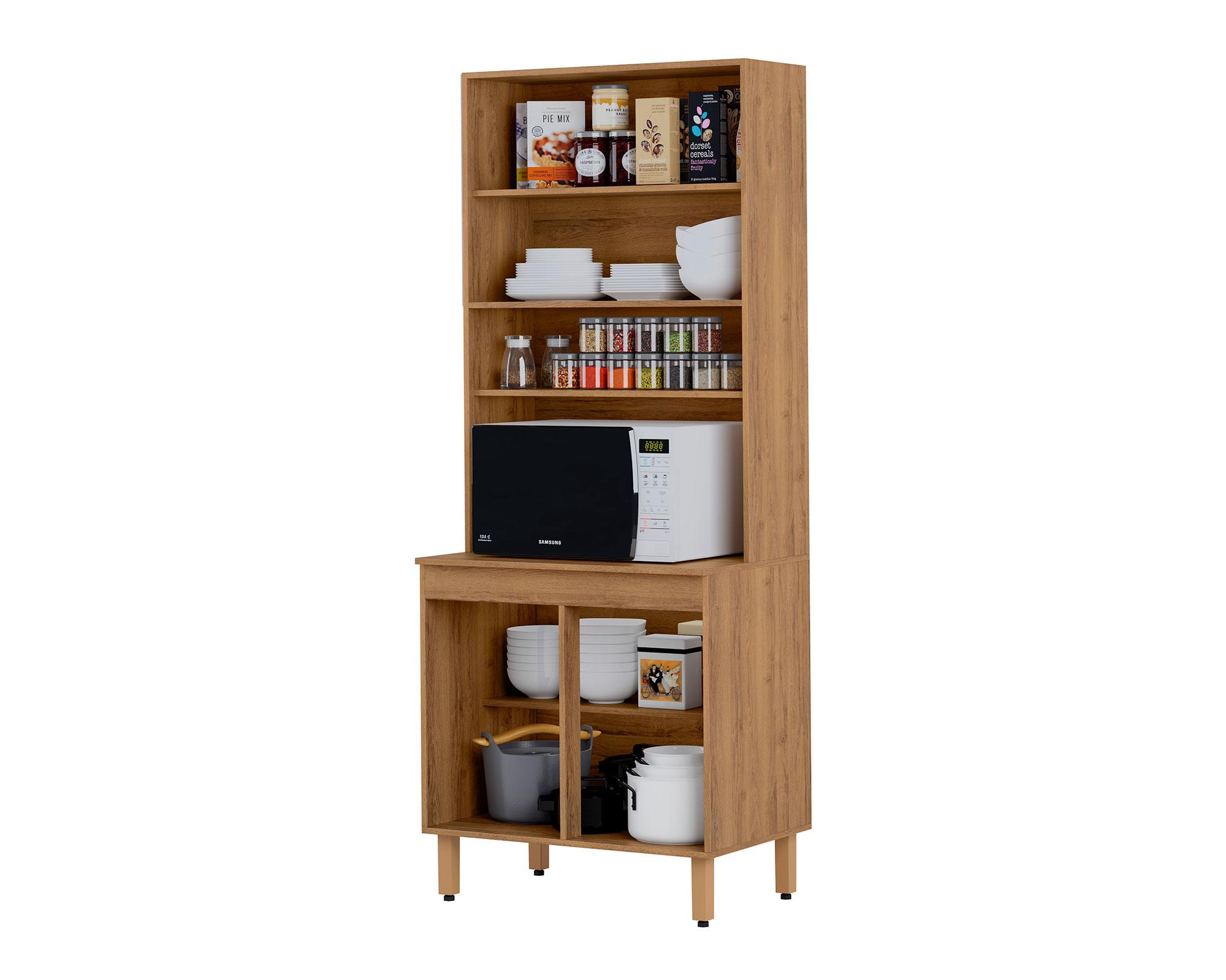 Kit cocina 4 puertas Piazzo kalahari/montana Home Mobili-2