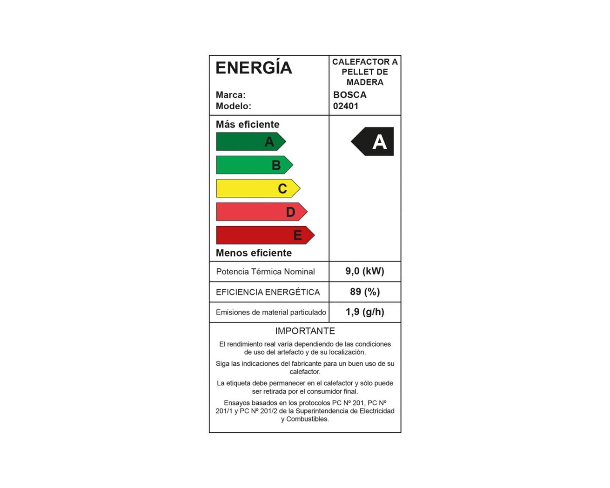 Estufa a pellet Hera+ rojo 9000 W-4