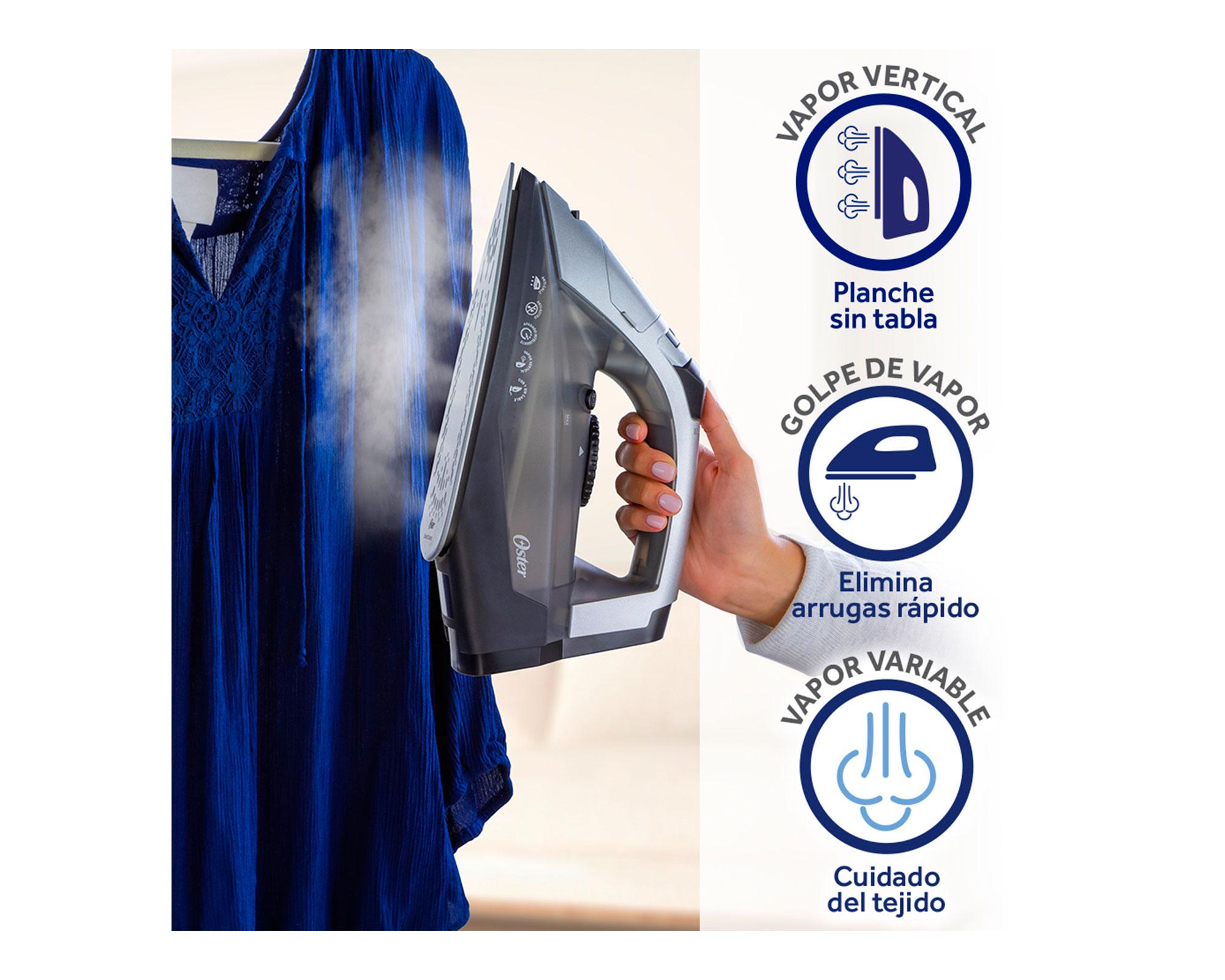 Plancha a vapor 2200W GCSTCC300-052 gris Oster-10