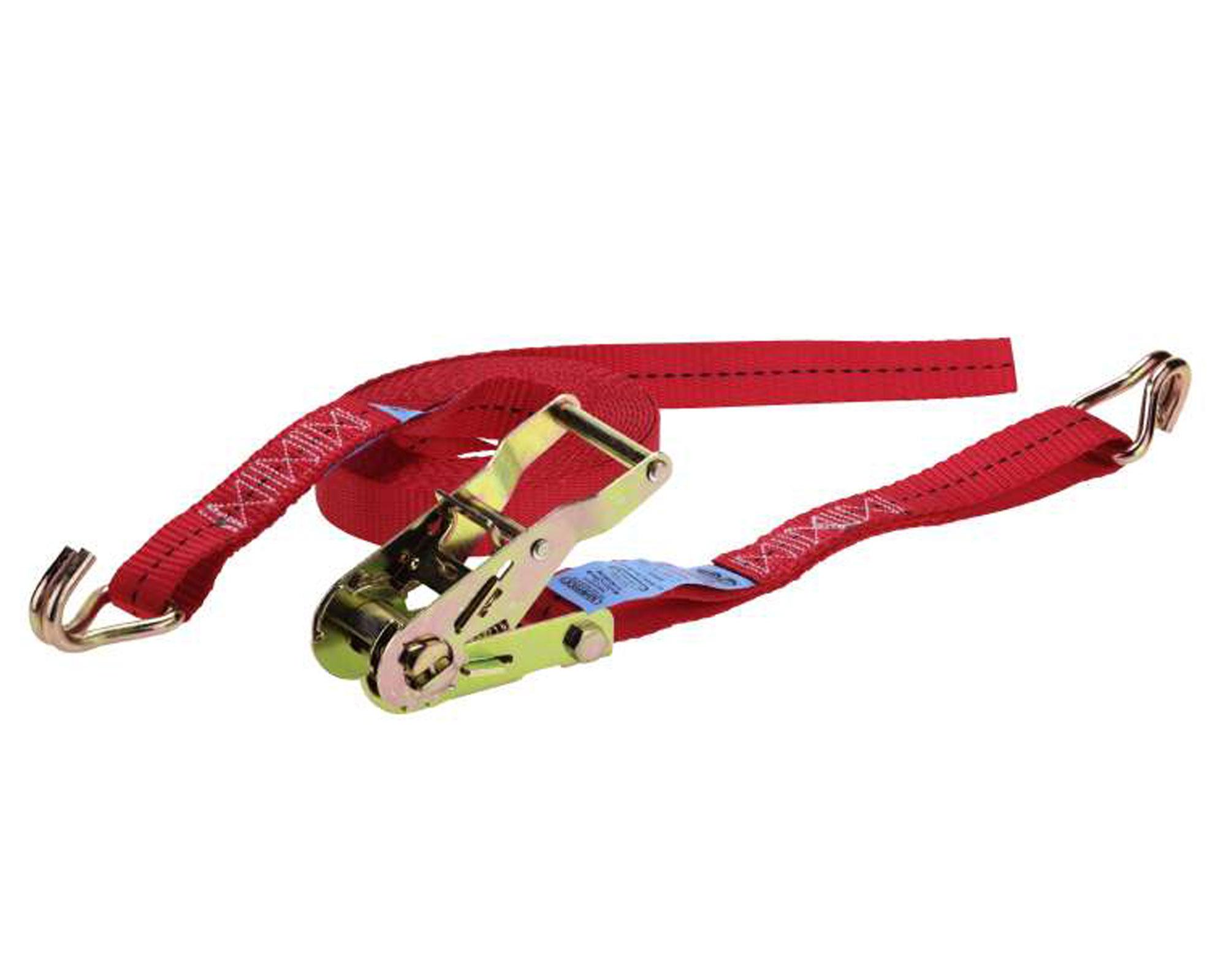 Correa carraca 6 m x 25 mm 2 ganchos KWB.-1