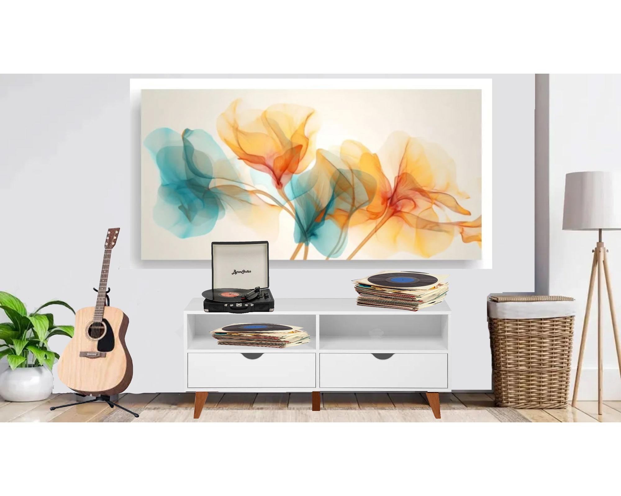 Rack TV 49'' Block blanco Be Design-2