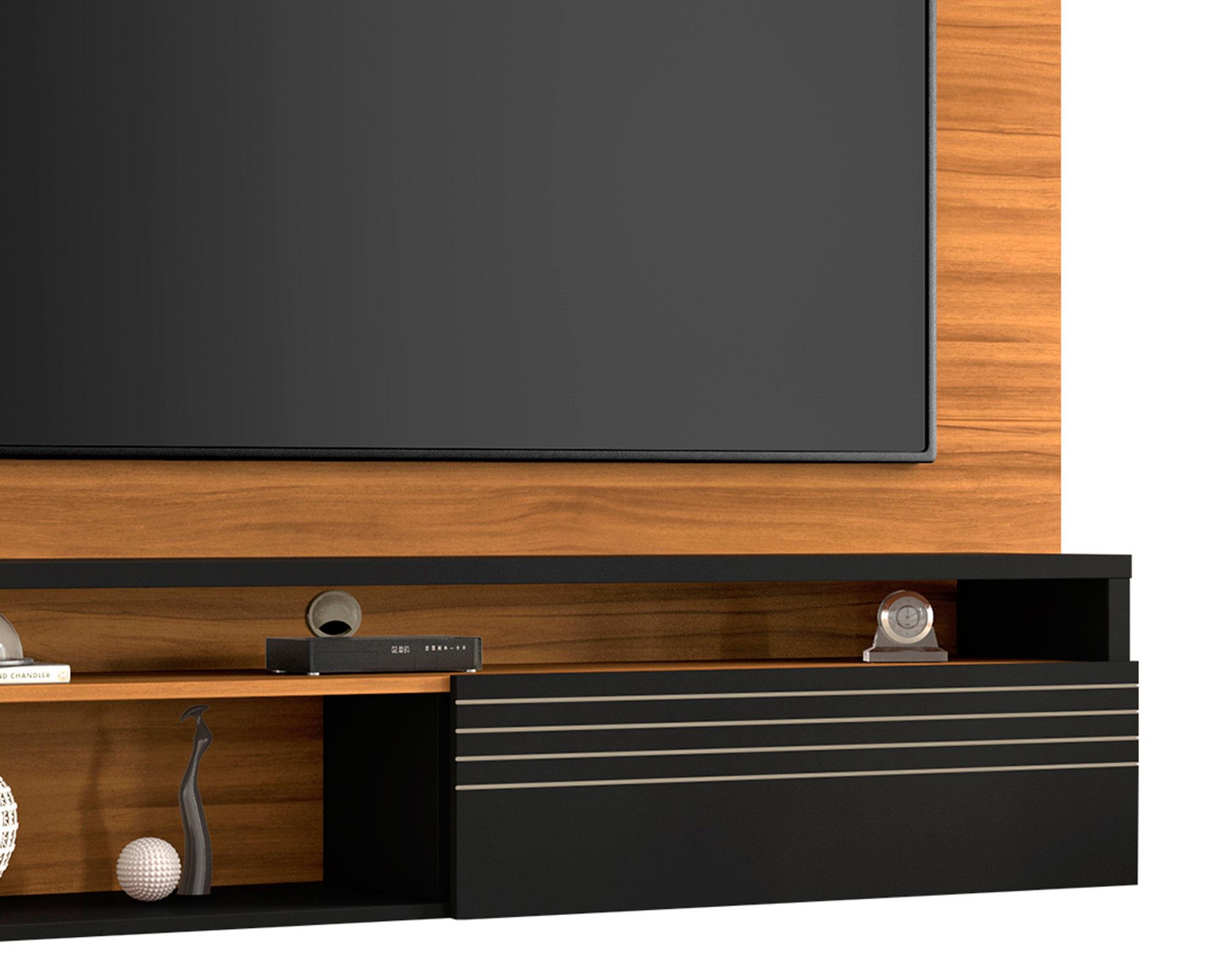 Panel TV 60'' Coruña café/negro-2