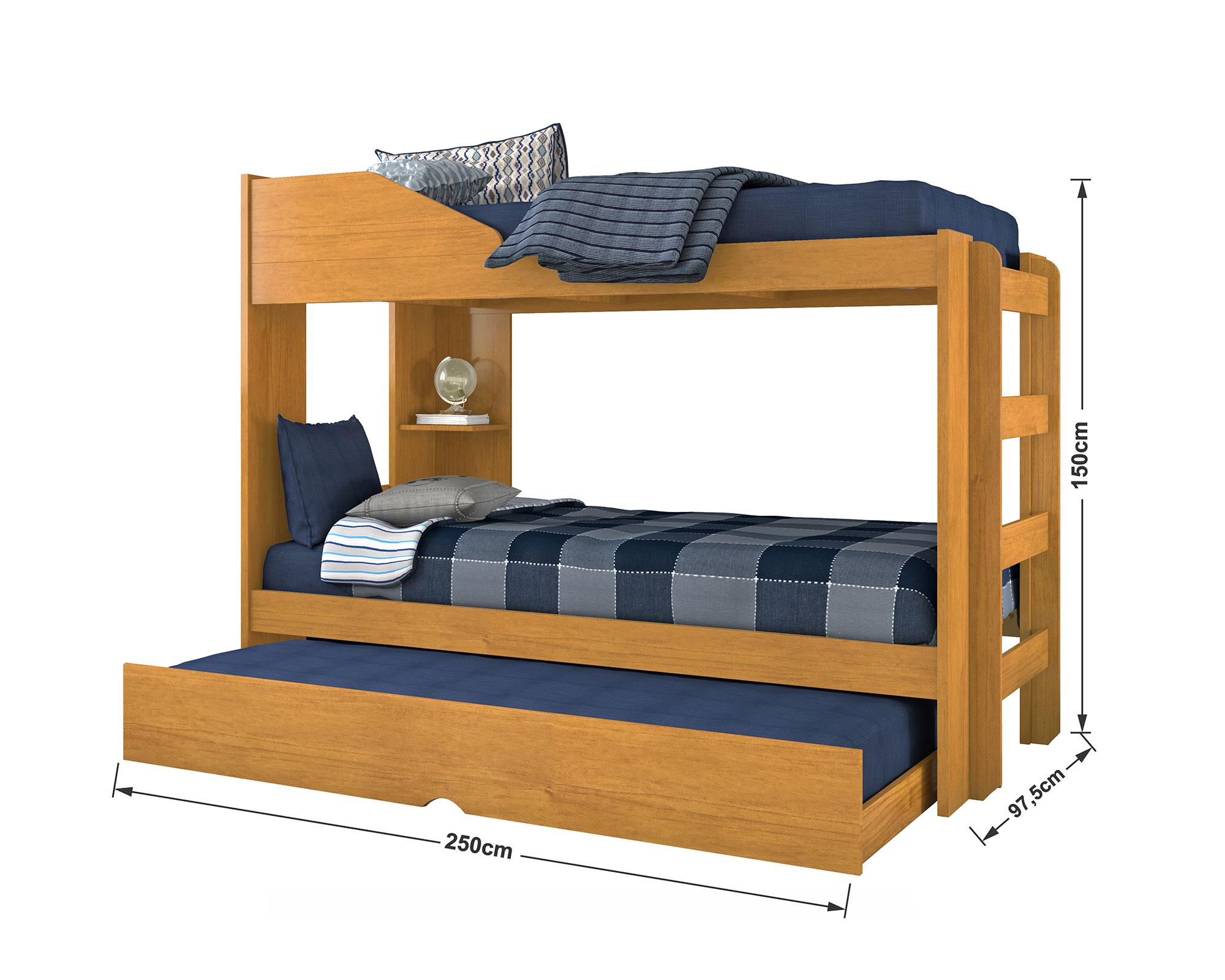 Camarote + cama auxiliar 1 plaza Indy carvalho Altavision-4