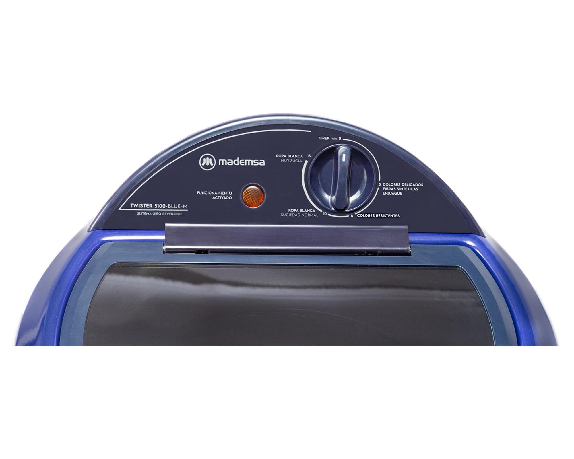 Lavadora semi automática Twister 5100 carga superior 4 kg azul-3