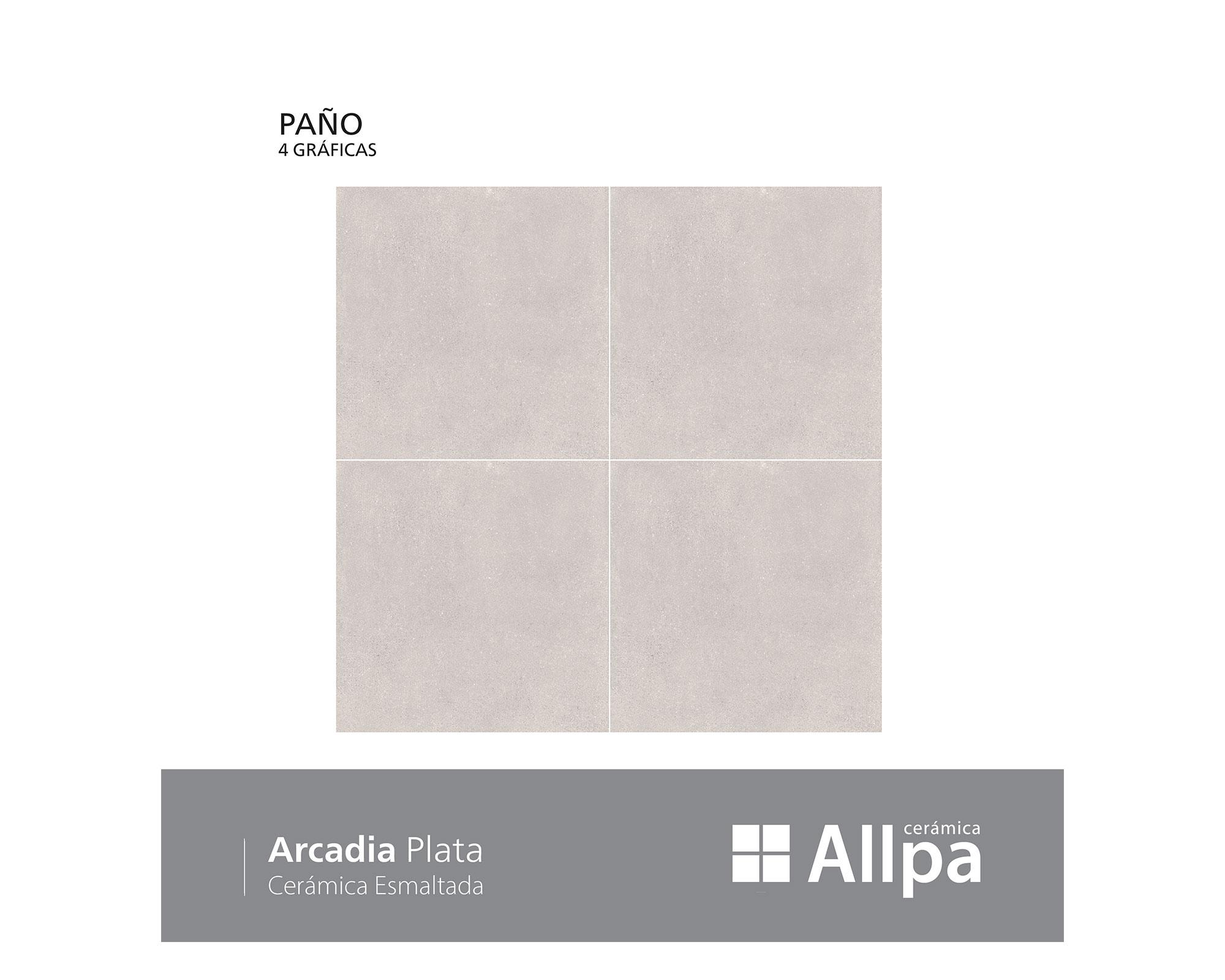 Cerámica piso muro Arcadia plateado 46x46 cm 2.58 m2-7