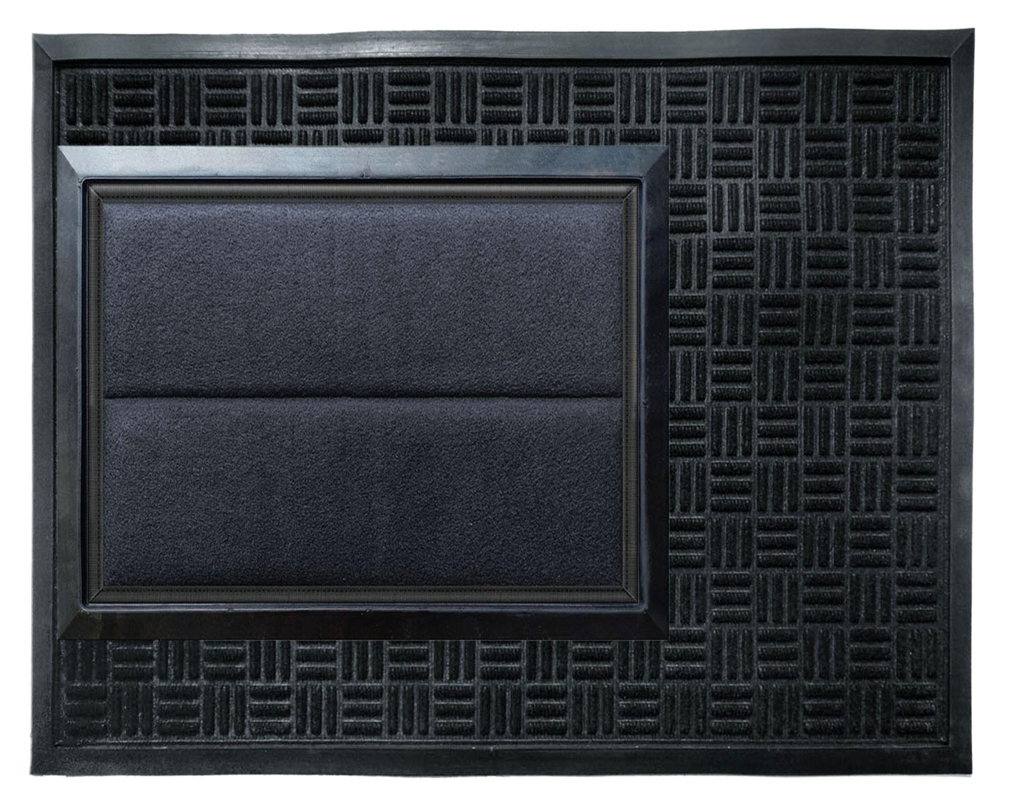 Limpiapiés para sanitizar negro Cotidiana-0