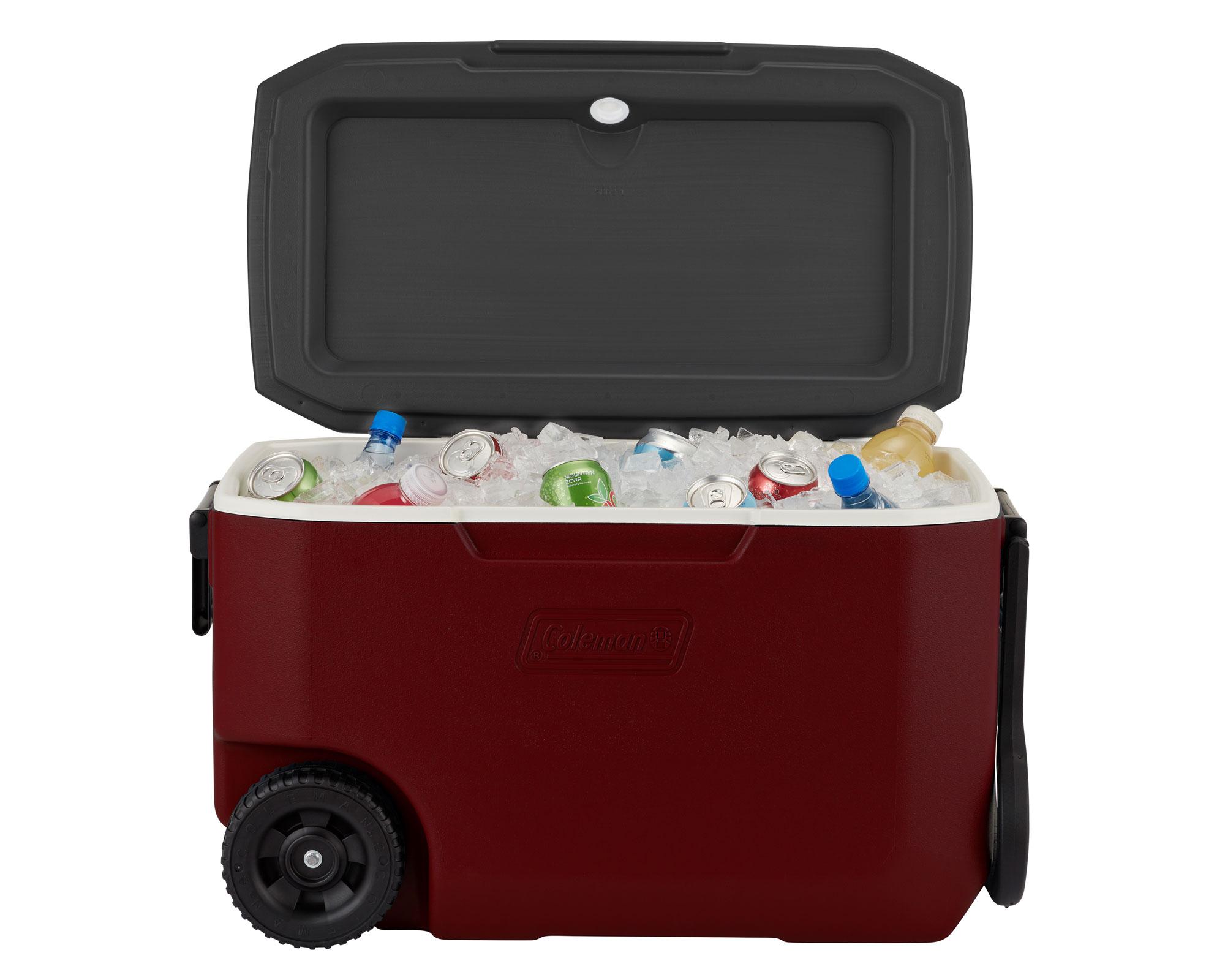 Cooler 58 litros caoba Coleman-2