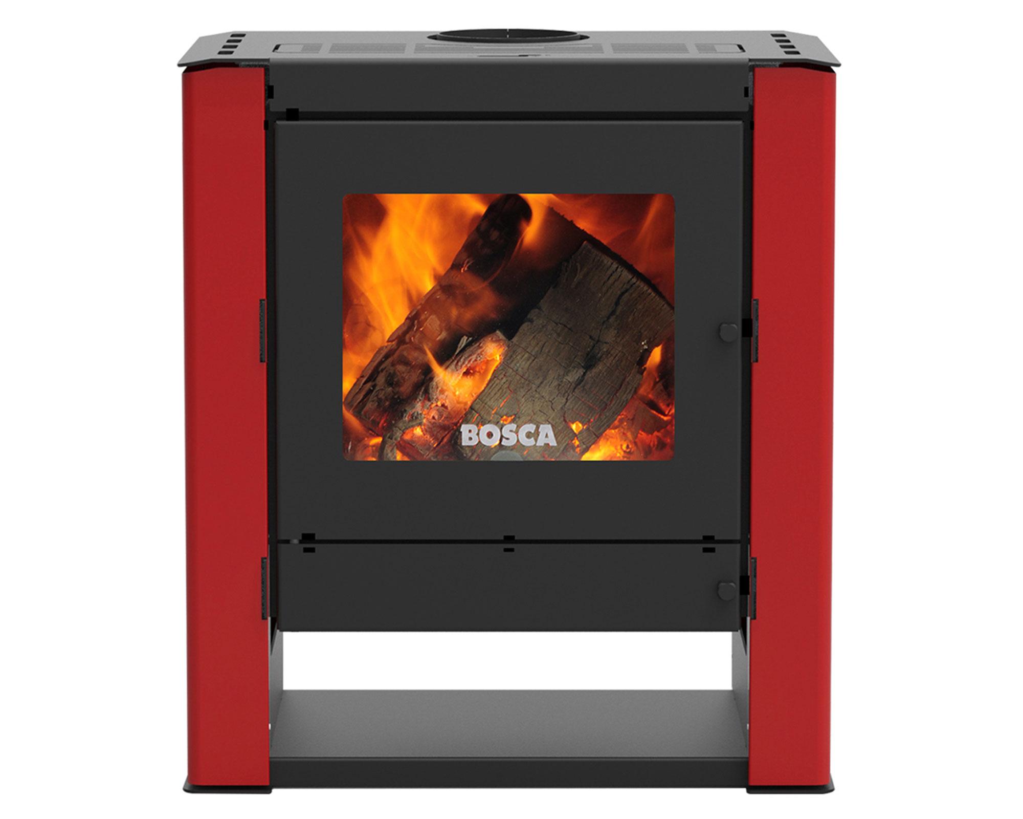 Calefactor a leña Gold 500 12200 W burdeo-0