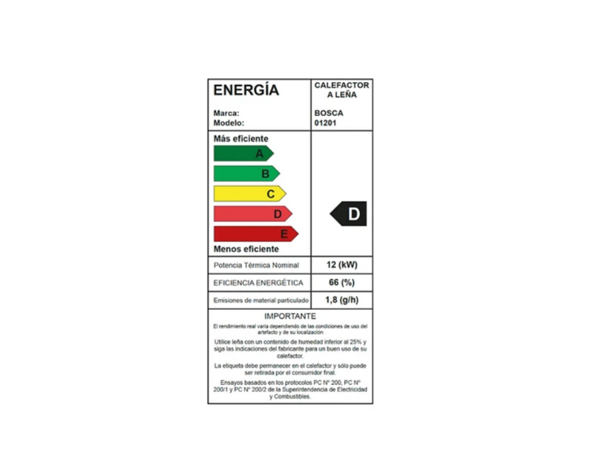 Calefactor a leña Gold 500 12200 W burdeo-6