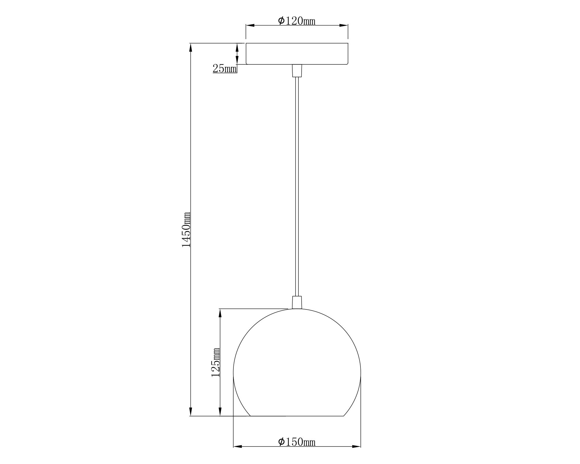 Lámpara colgar 1L E27 Loft 2.0 Abitare-3