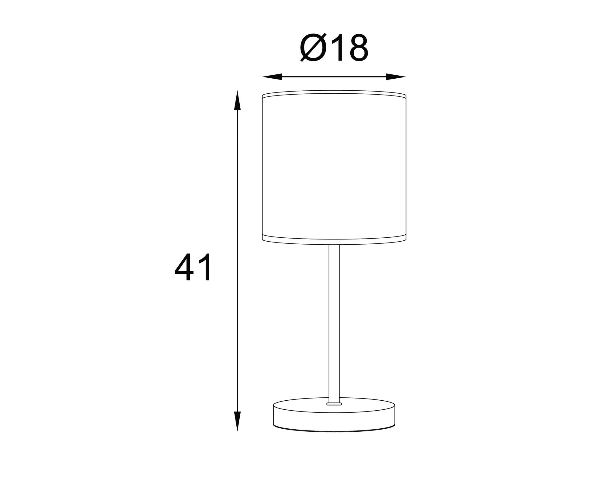 Lámpara sobremesa 1L E27 City Abitare-3