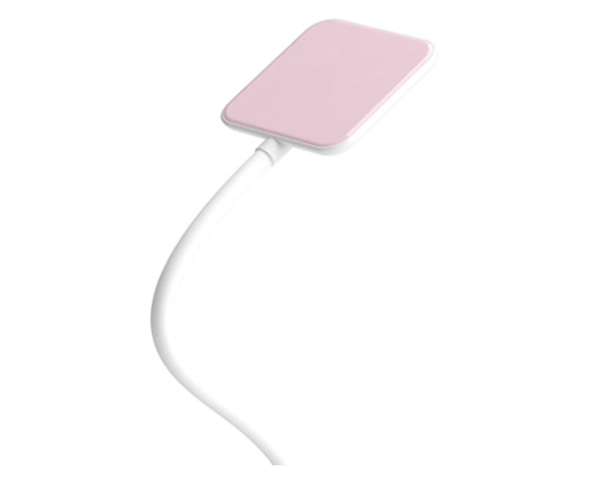 Lámpara escritorio LED Menfis rosa Abitare-1