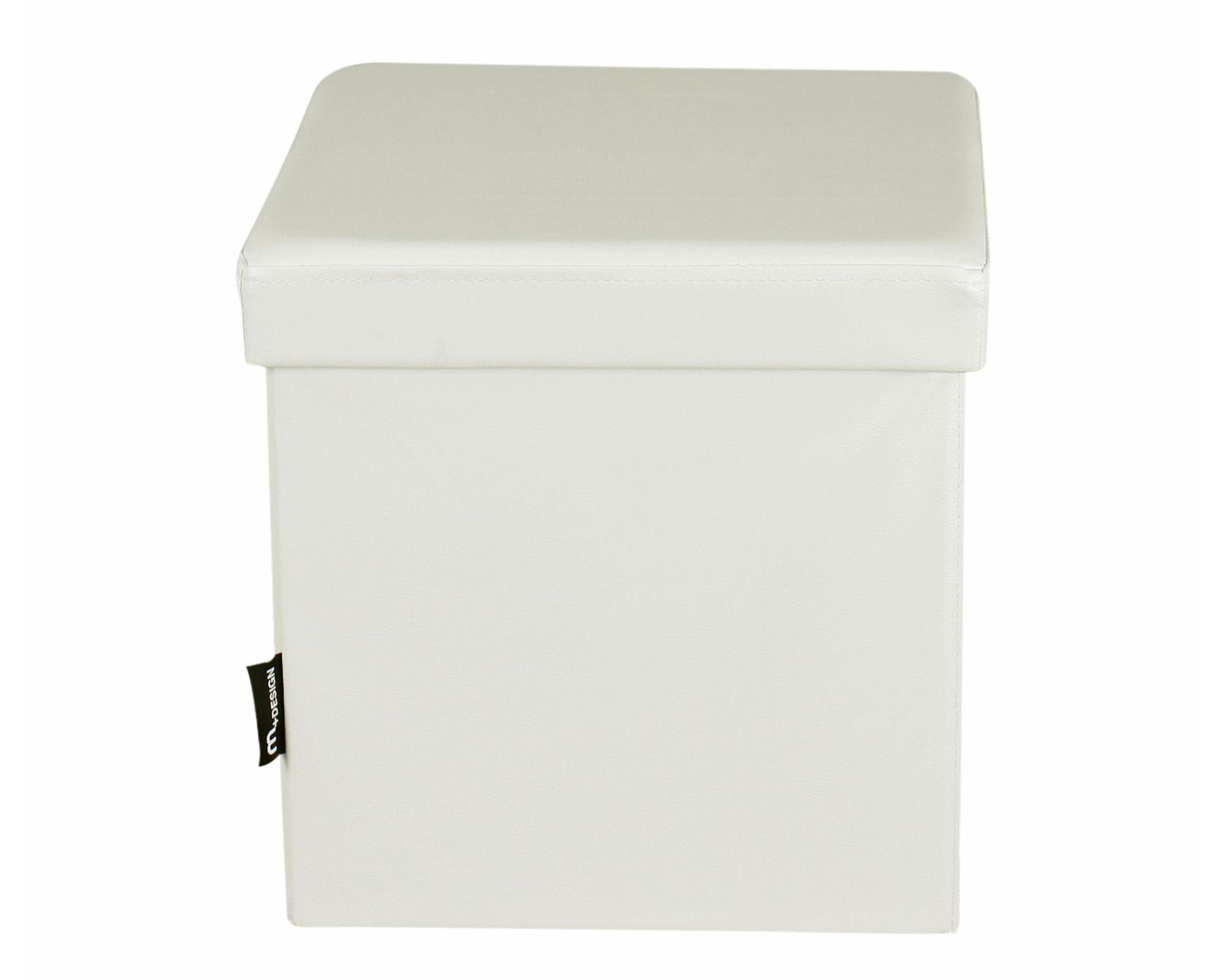 Pouf plegable blanco 2.0 M+Design-1