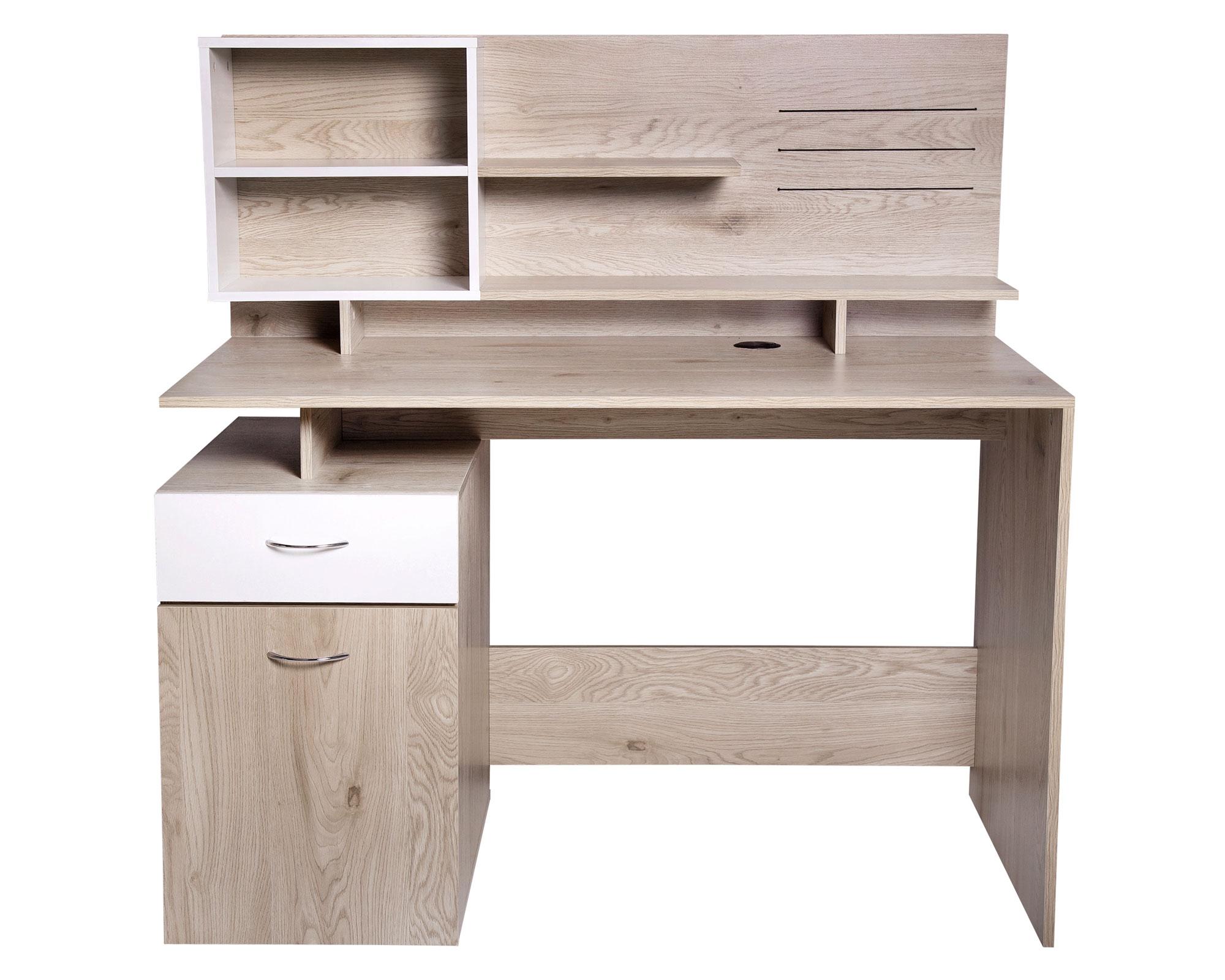 Centro de trabajo 1 puerta 1 cajón natural M+Design.-0