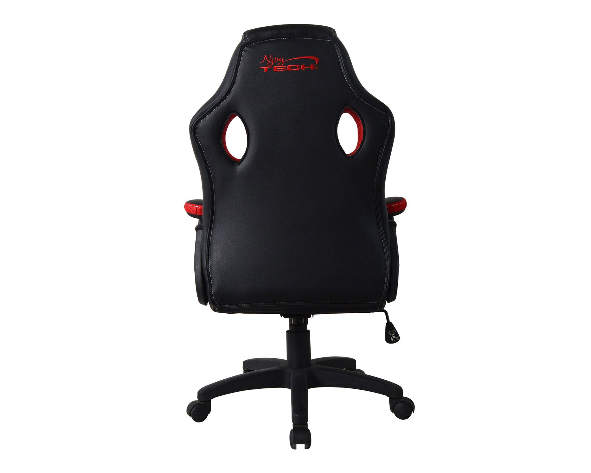Silla gamer infantil Hyperion negro/rojo NjoyTech-5